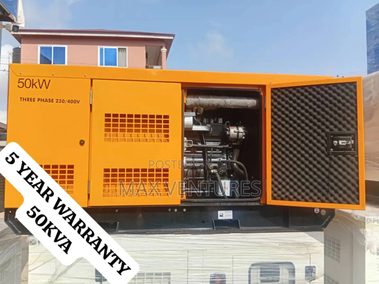 Fuel Efficient Perkins 50kva Diesel Gen Less Operating Cost