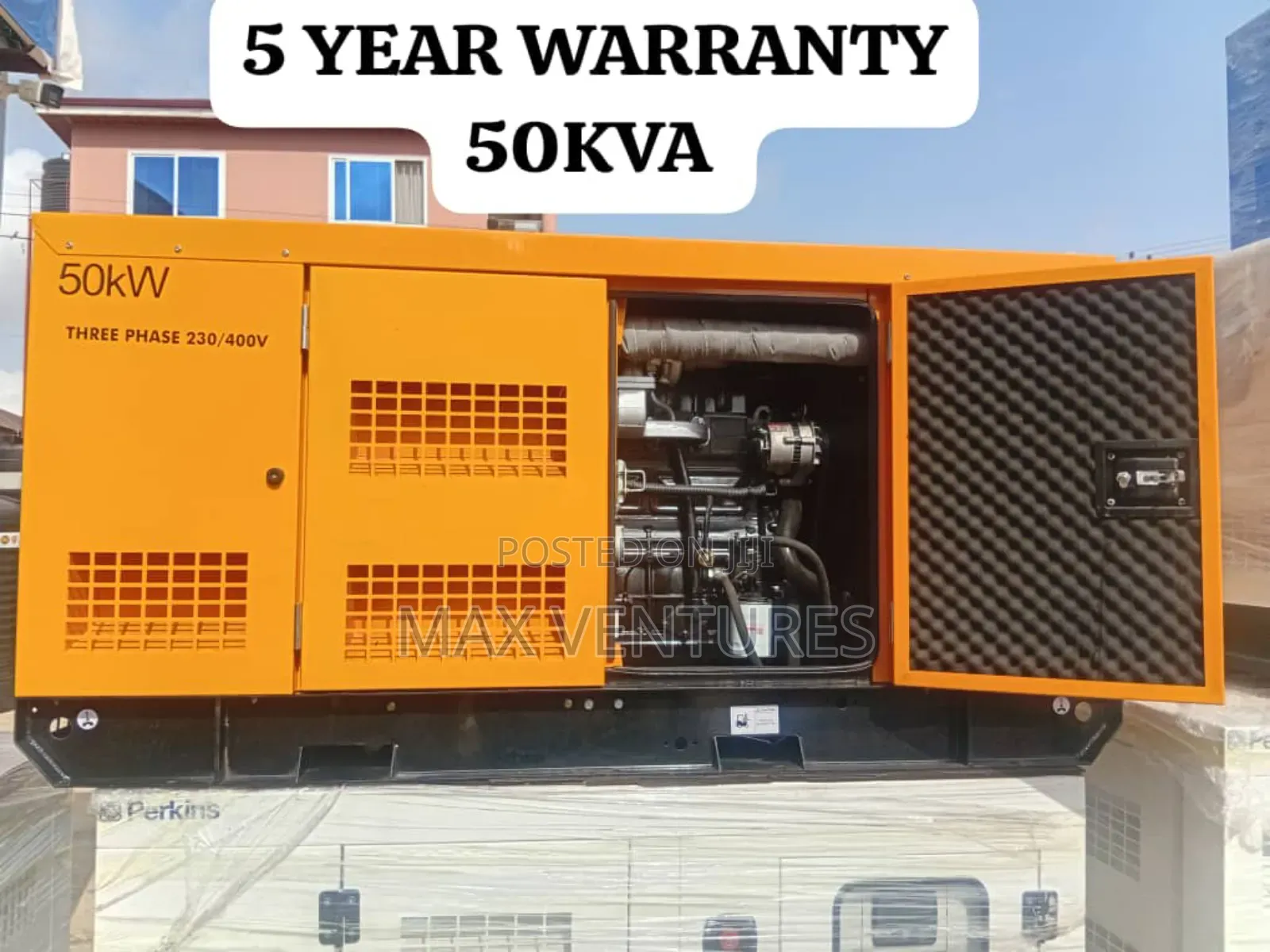 Emergency 50kva Power Perkins Diesel Generator 50kva 50kw