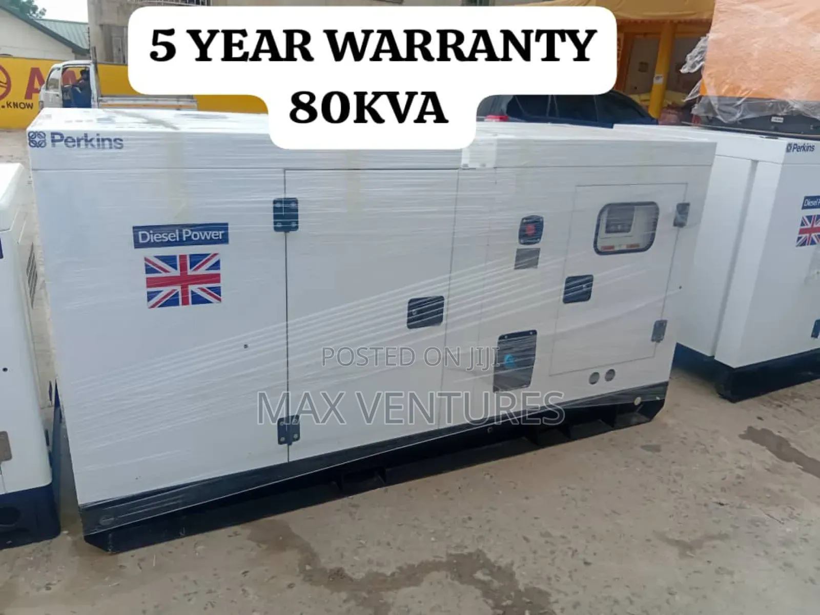 Emergency 80kva Power Perkins Diesel Generator 80kva 70kw