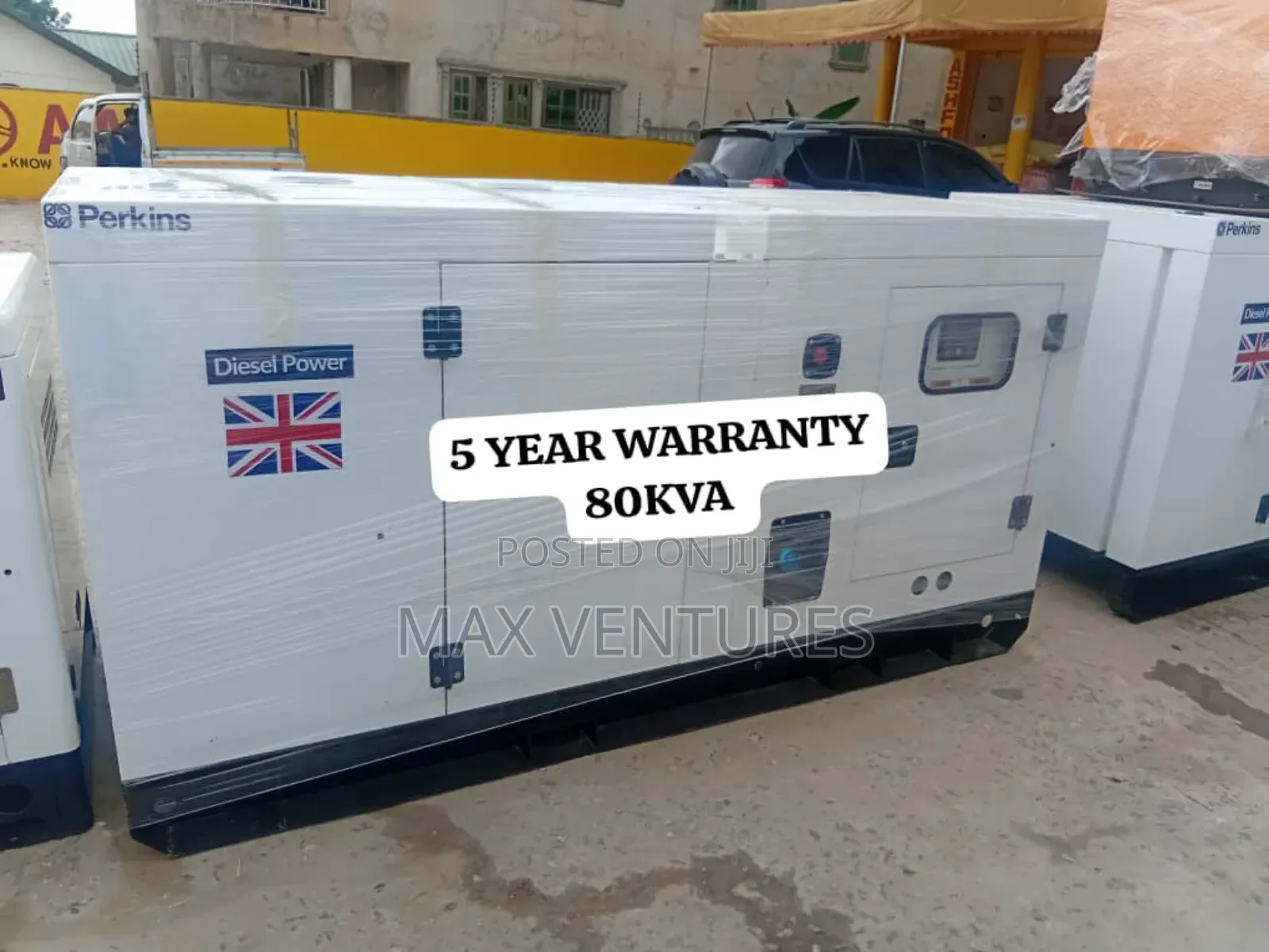 Hydro-Cooled 80kva Diesel Generator Perkins 80kva Easy Start