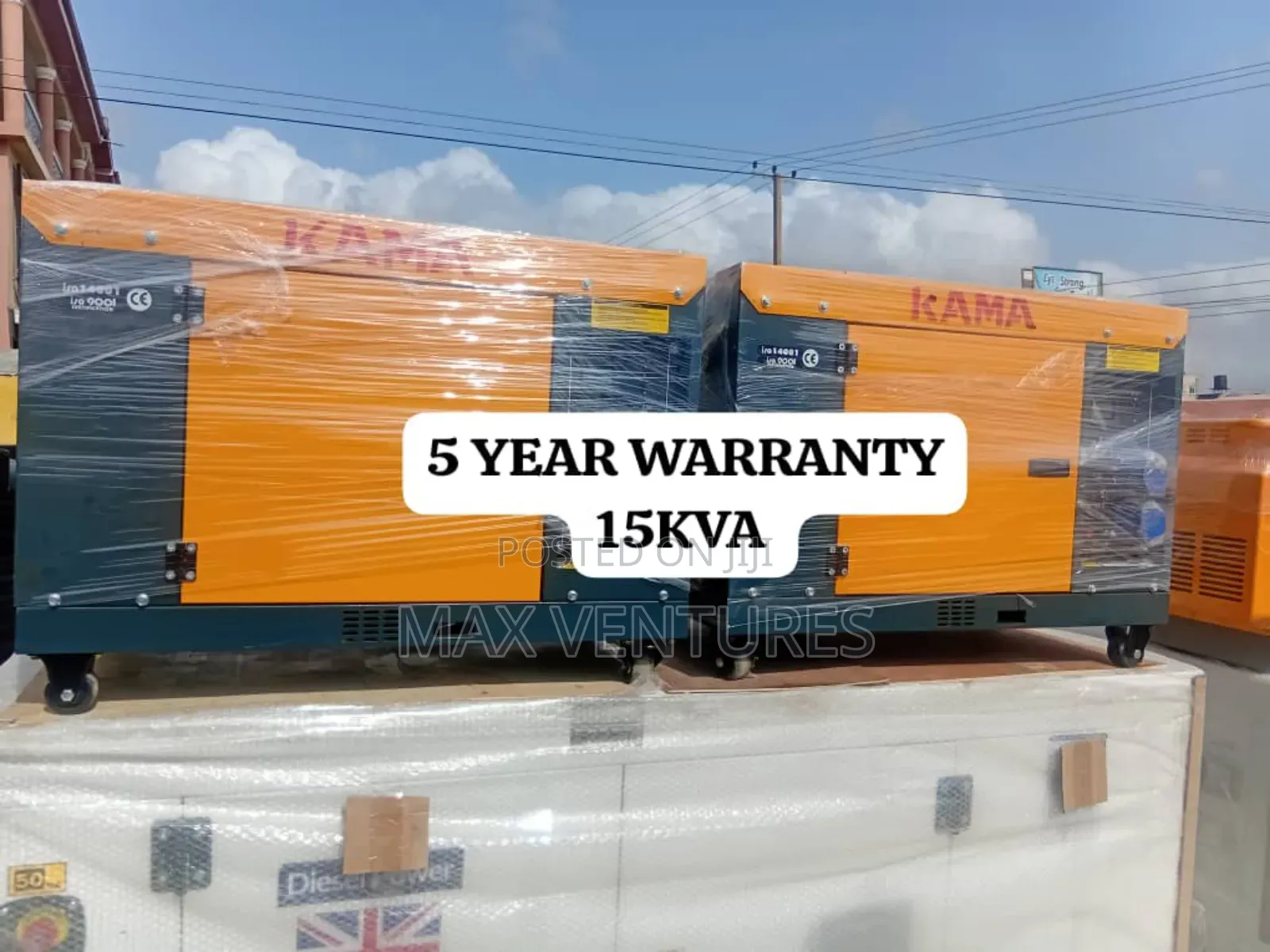 Aero-Cooled 15kva Diesel Generator Kama 15kva Easy Start