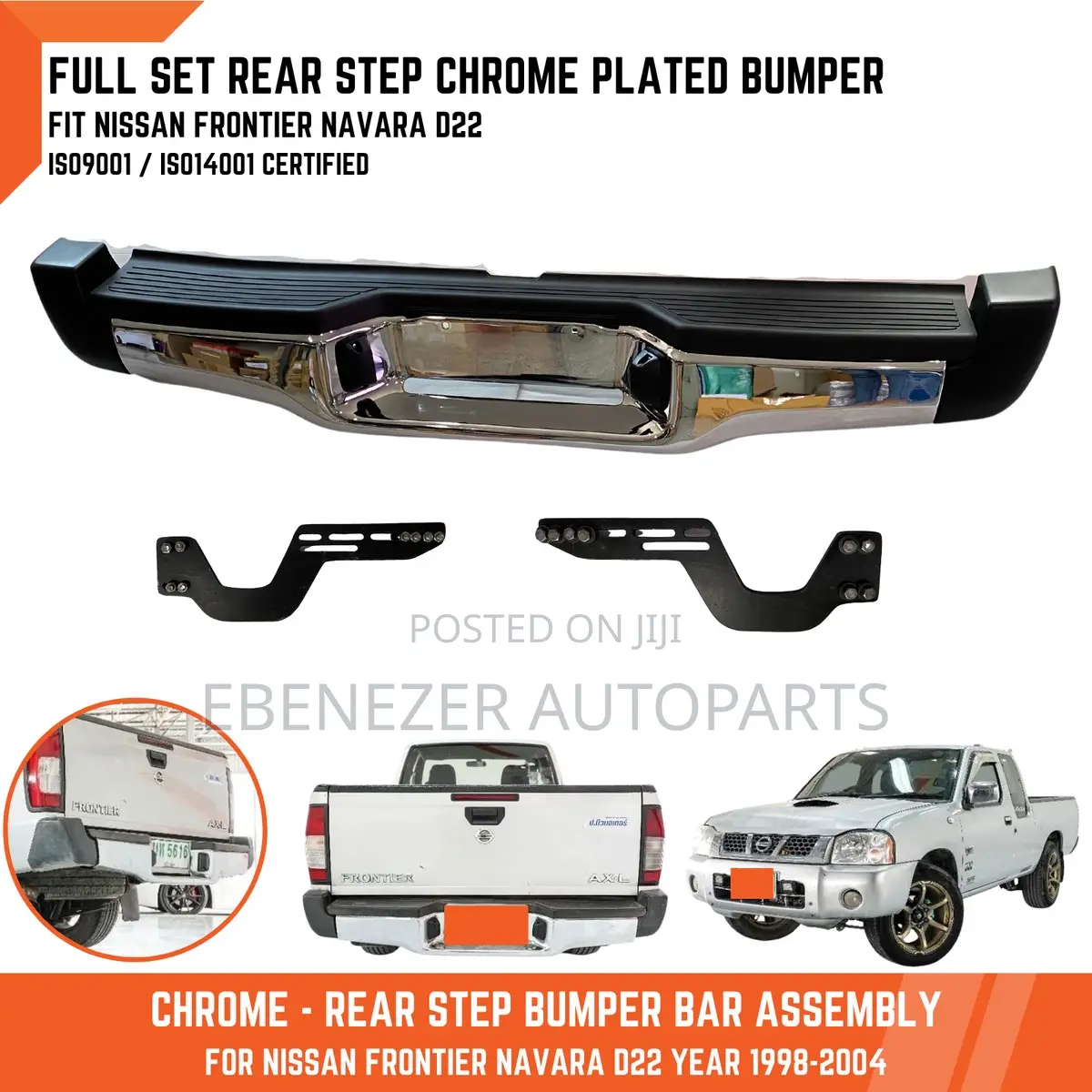Nissan Hardbody Navara Frontier Rear Back Bumper Complete