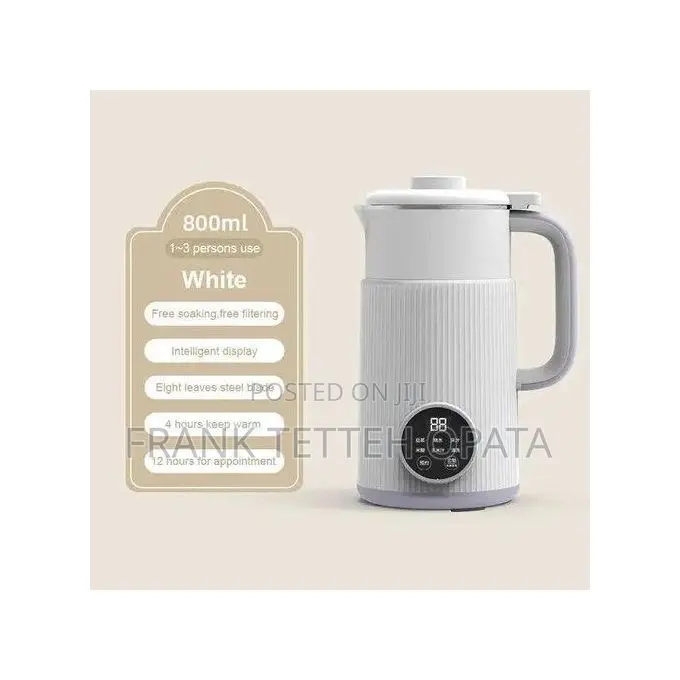 Electric Digital 2 In 1 Blender Kettle