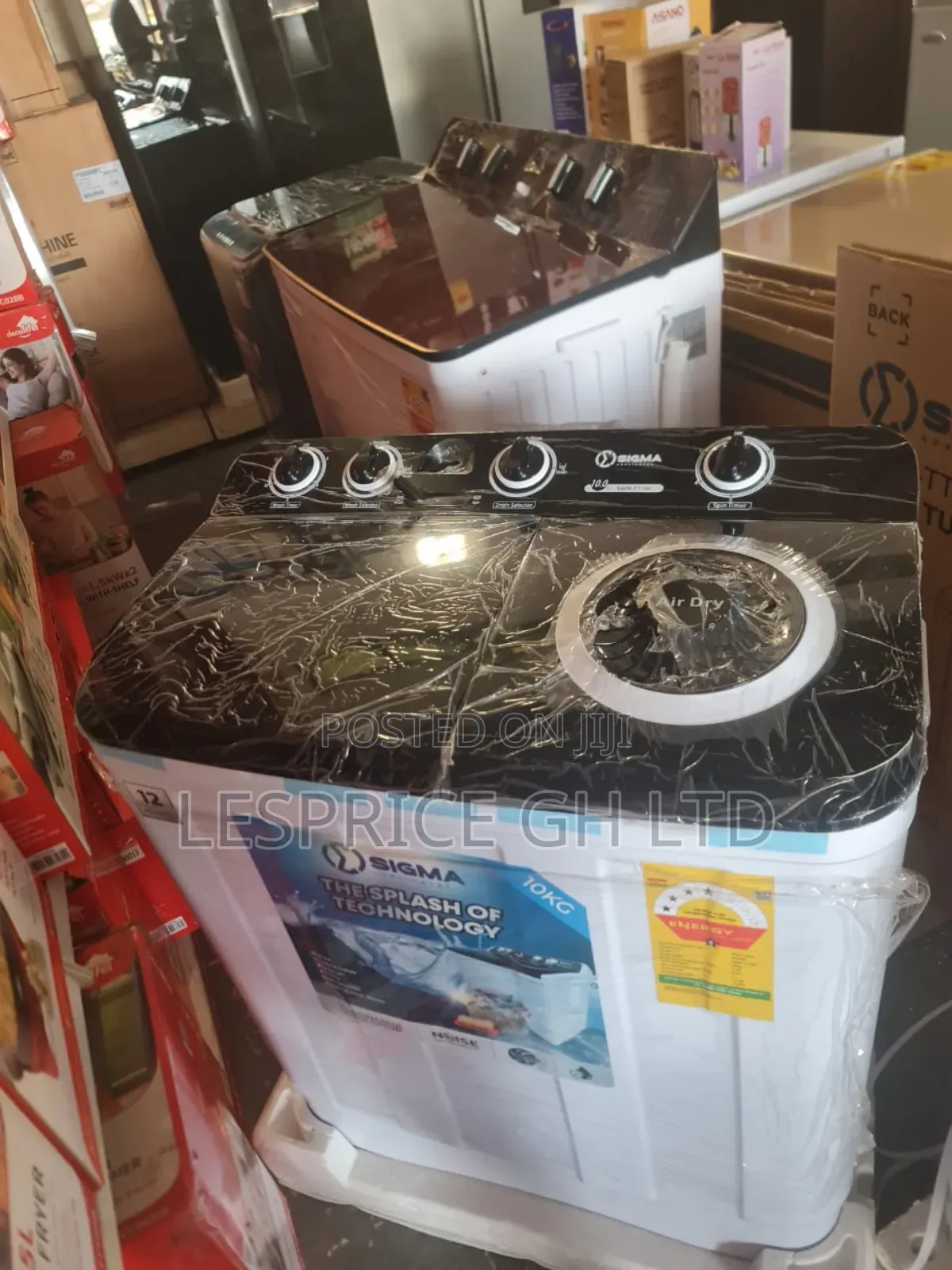Sigma 10kg Twin Tub// Double Power Washing Machine