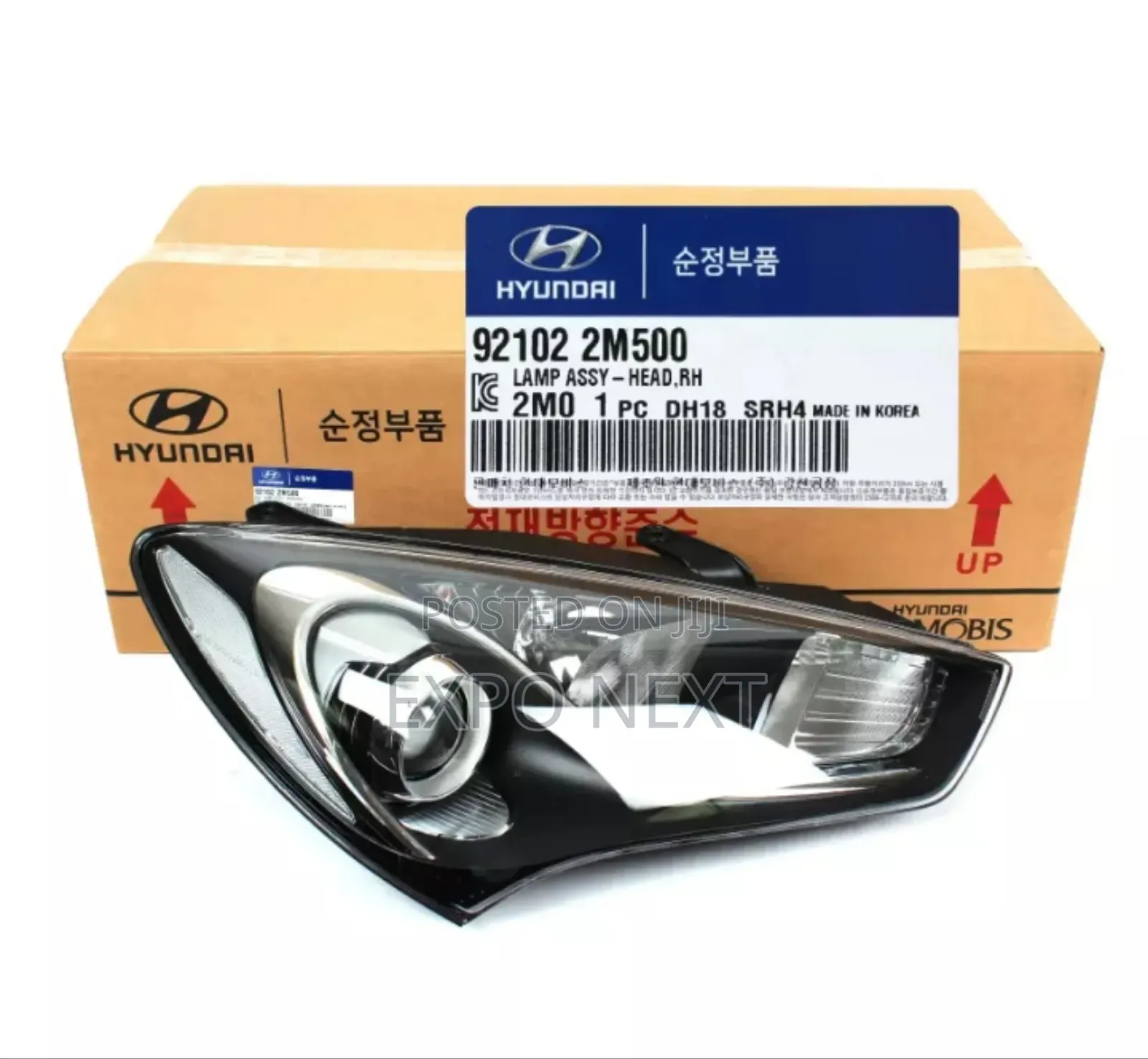 Hyundai Genesis Projector Black Headlights Led 2016-2018