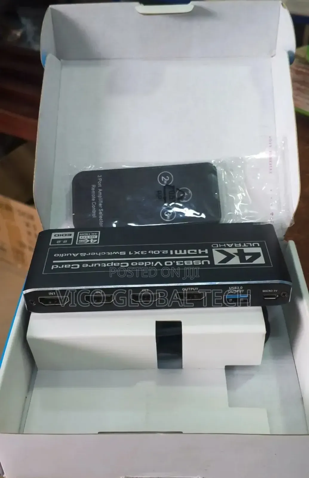 Usb 3.0 Hdmi Capture Card 3x1 Ultra Hd