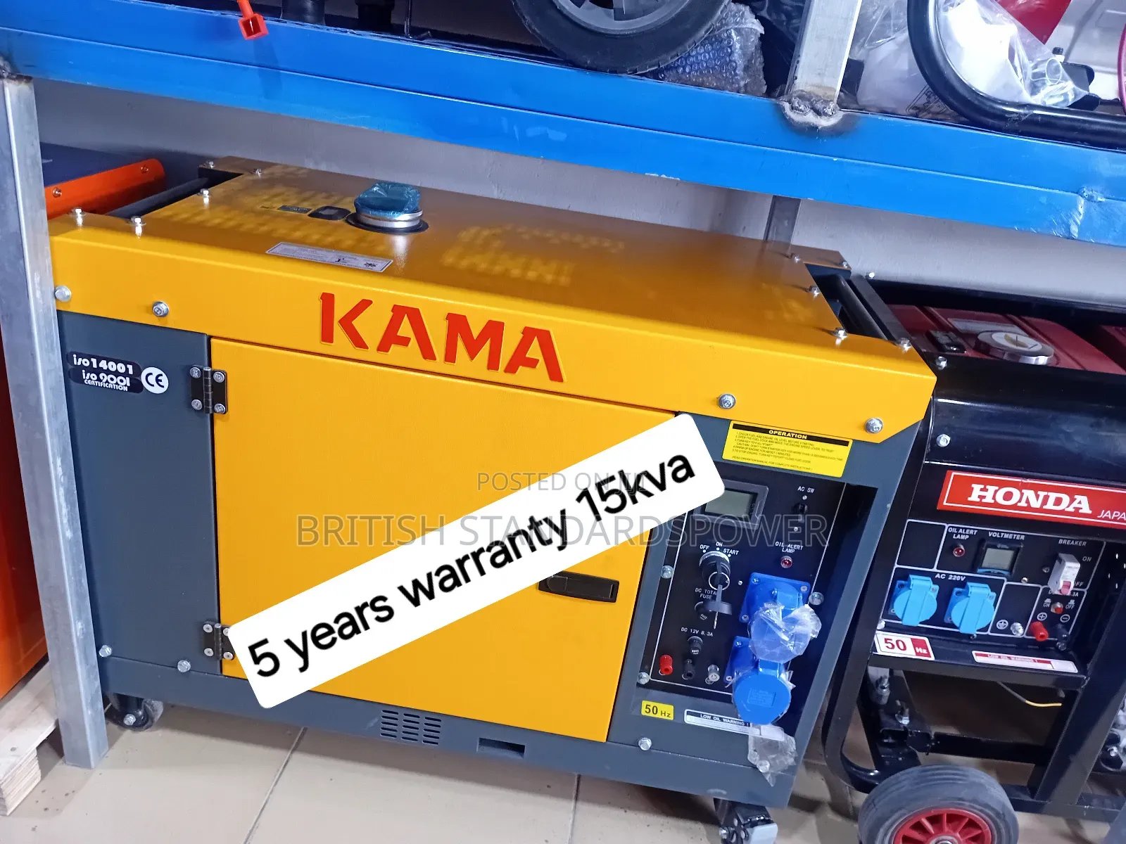 Weather Resistant 15kva Silent Diesel Genset