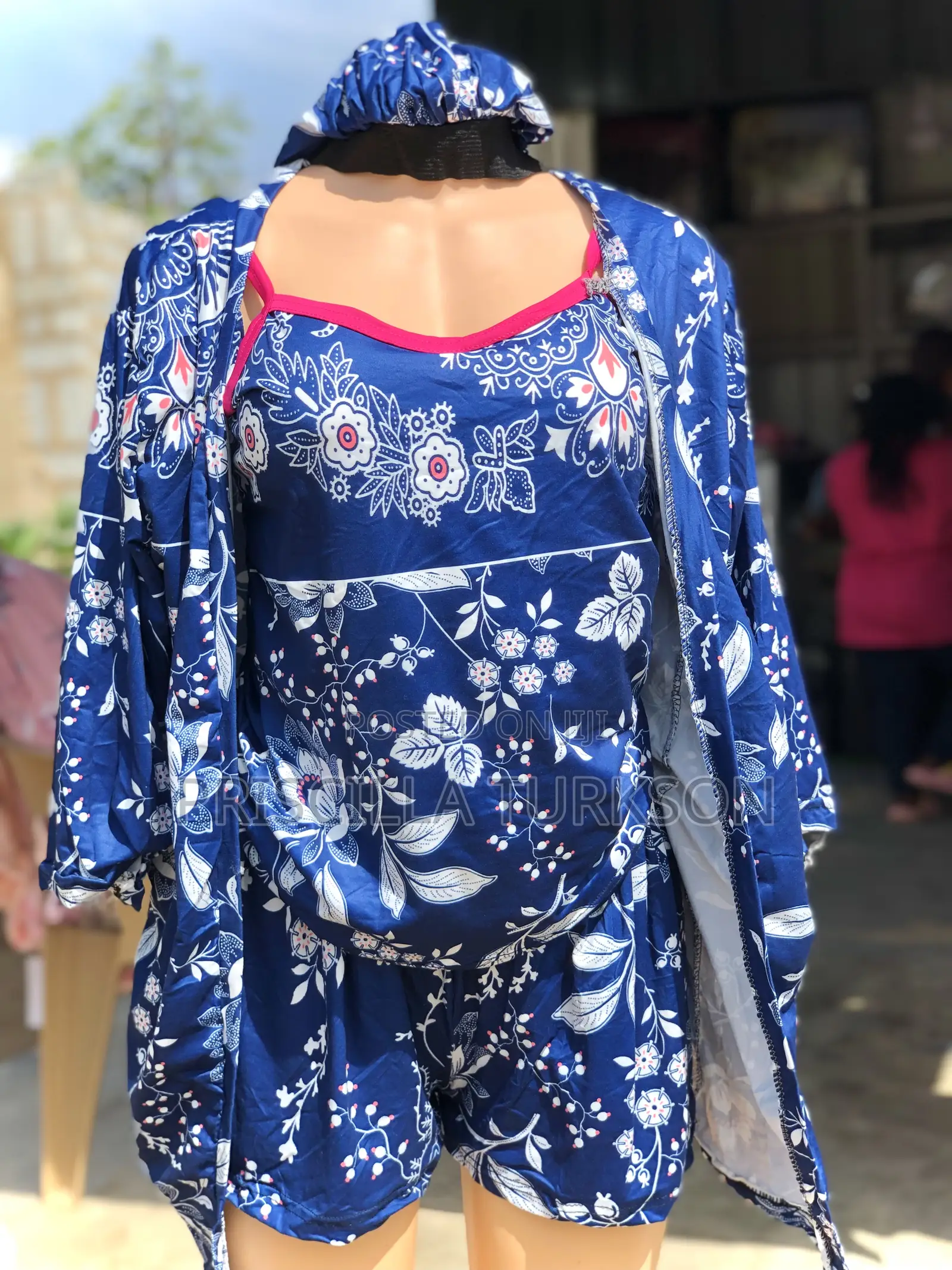 5 Pieces Sleep Wear- Blue