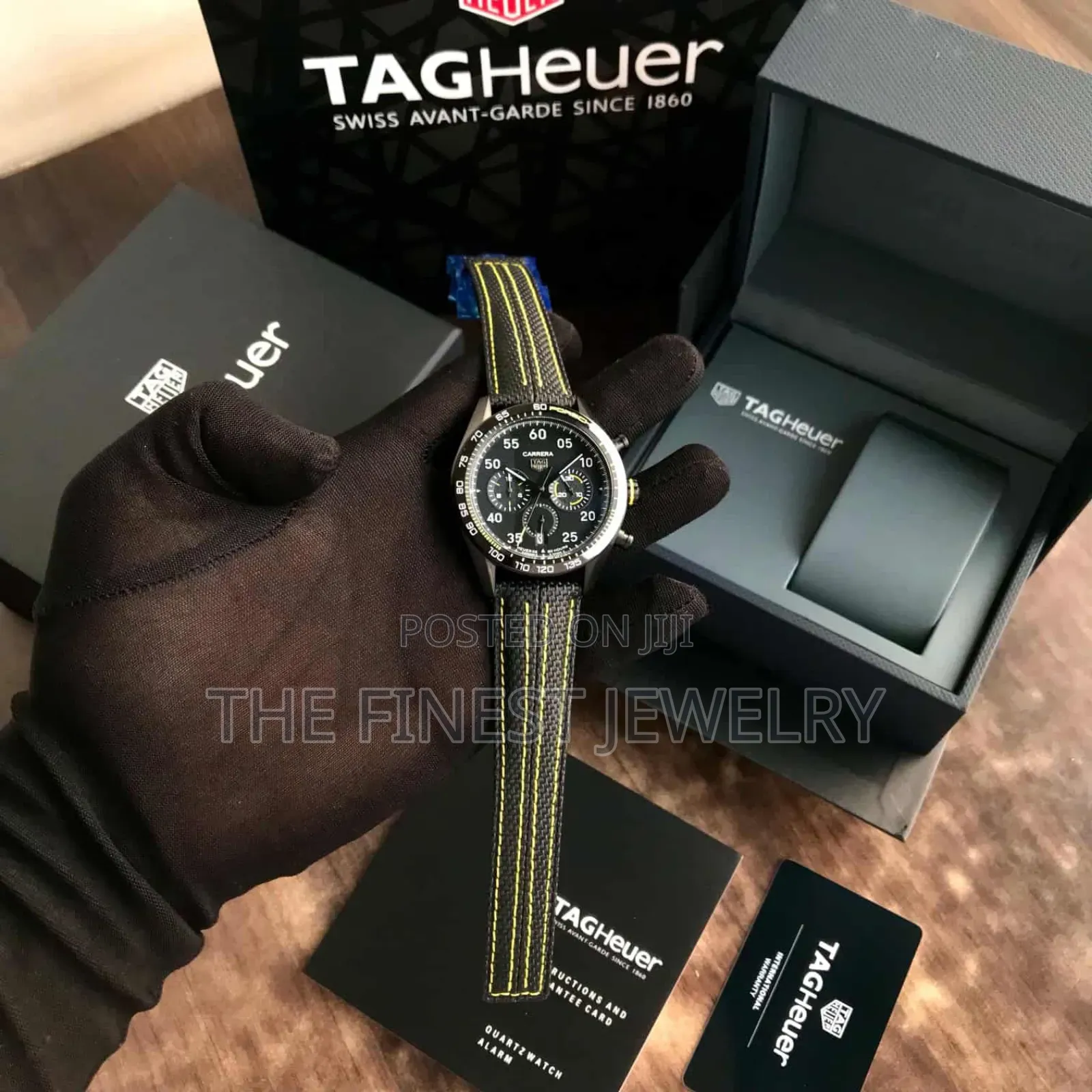 Tag Heuer Carrera Xporsche Yellow Racing Premium Men’S Watch