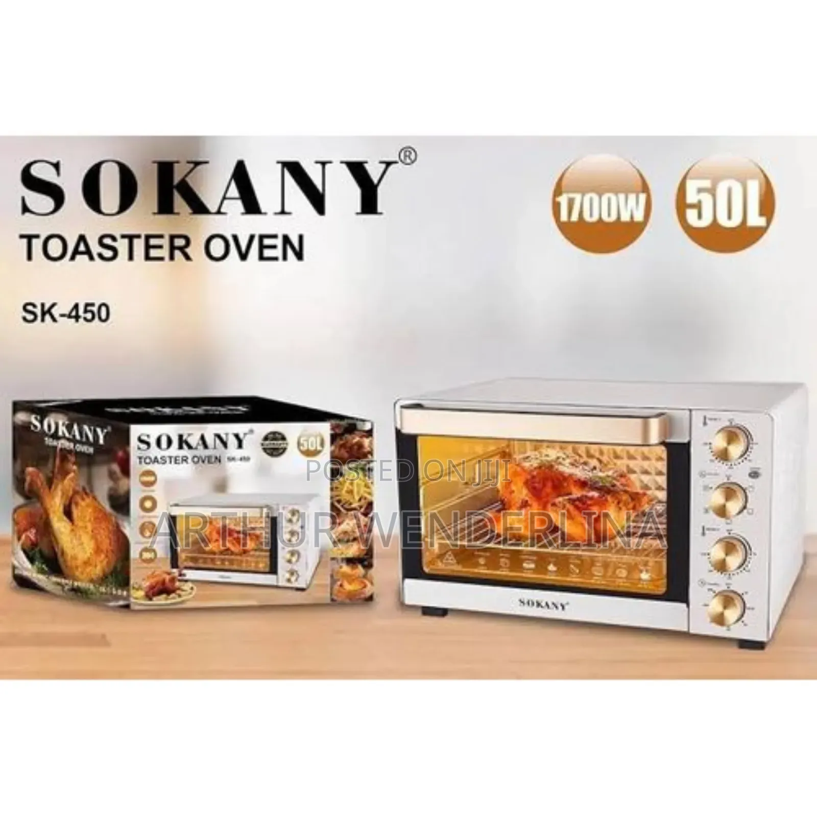 Sokany 50liters Toaster Oven