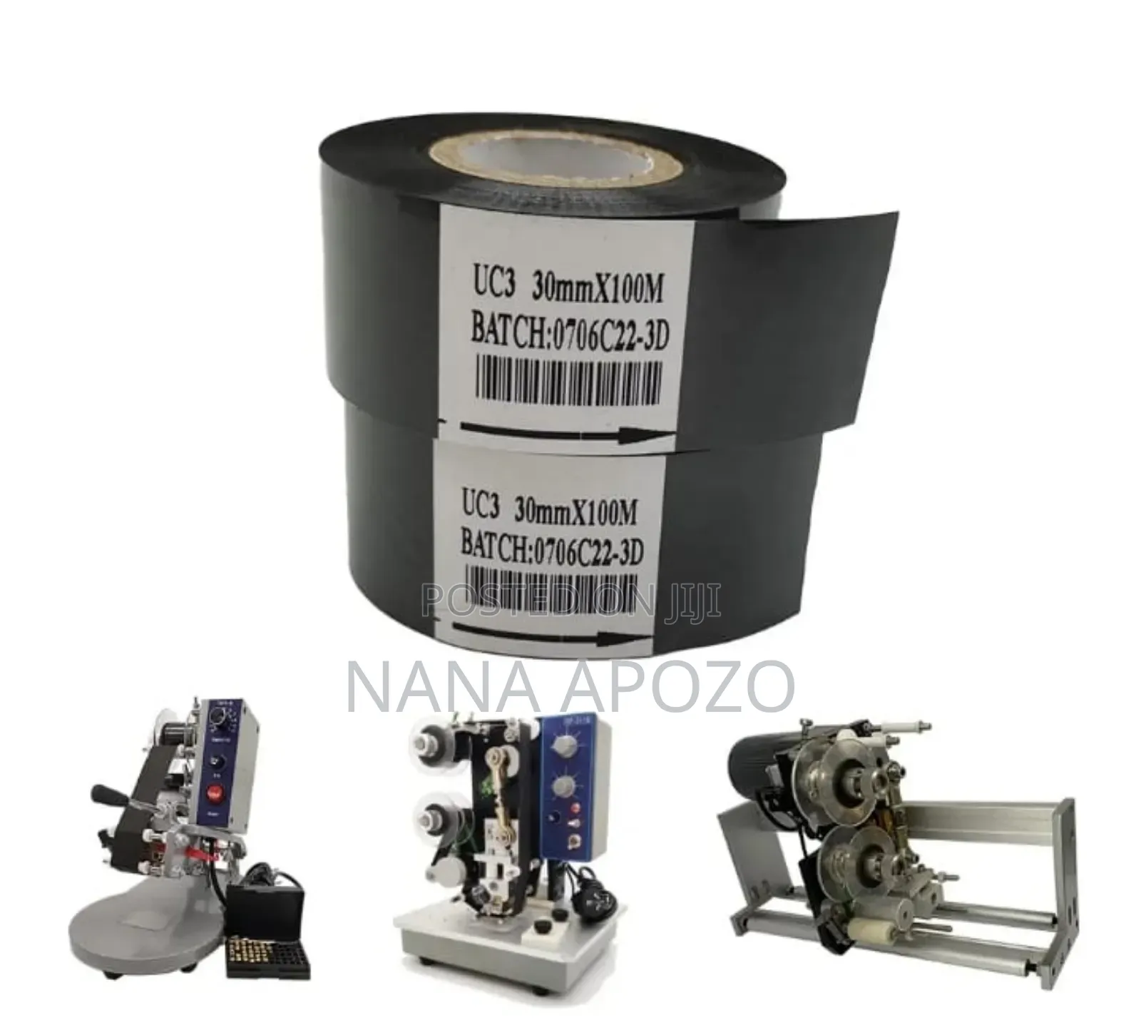 Expiry Date Coding Ribbon Roll 30mmx100m
