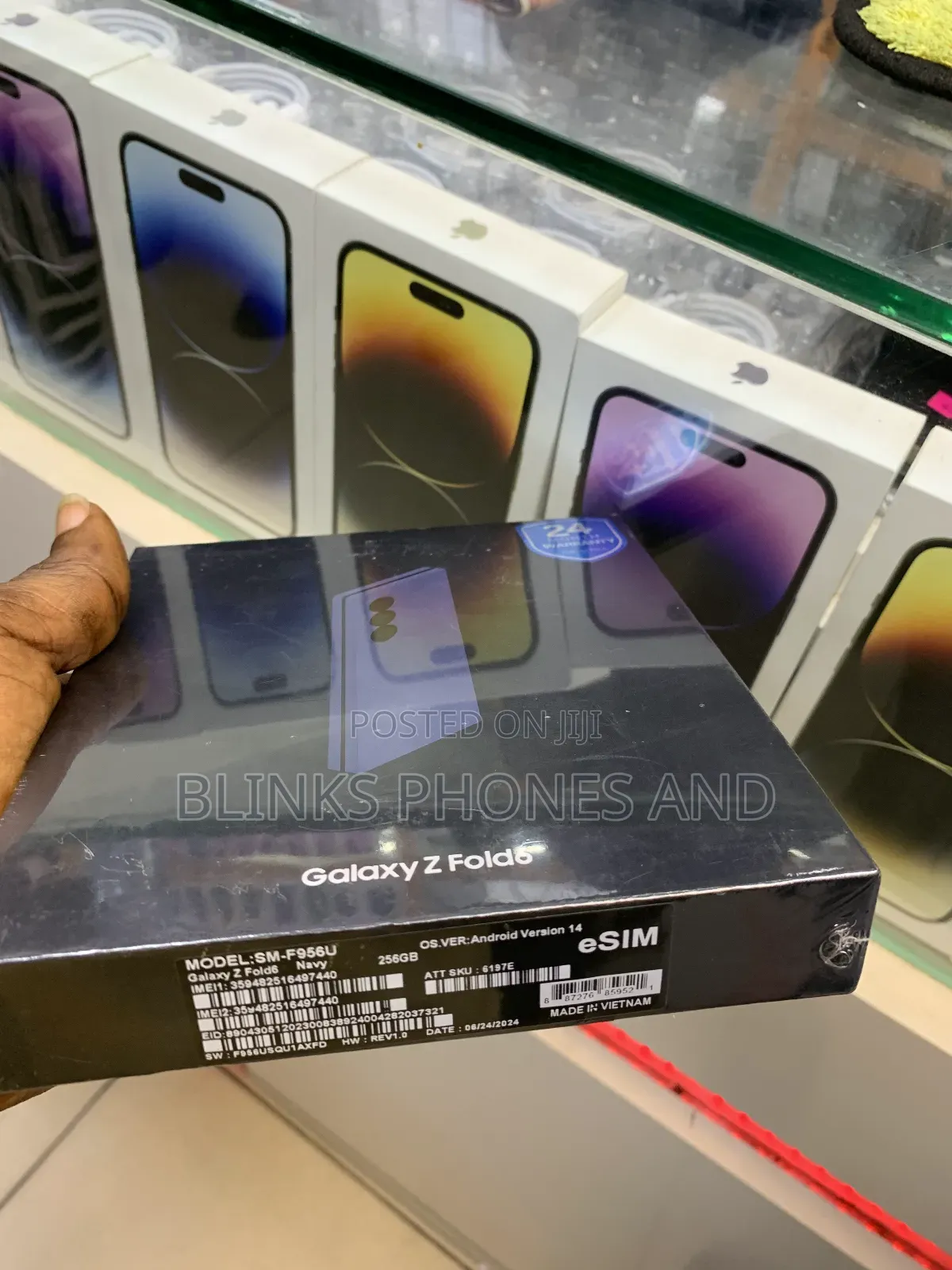New Samsung Galaxy Z Fold6 256 GB Black