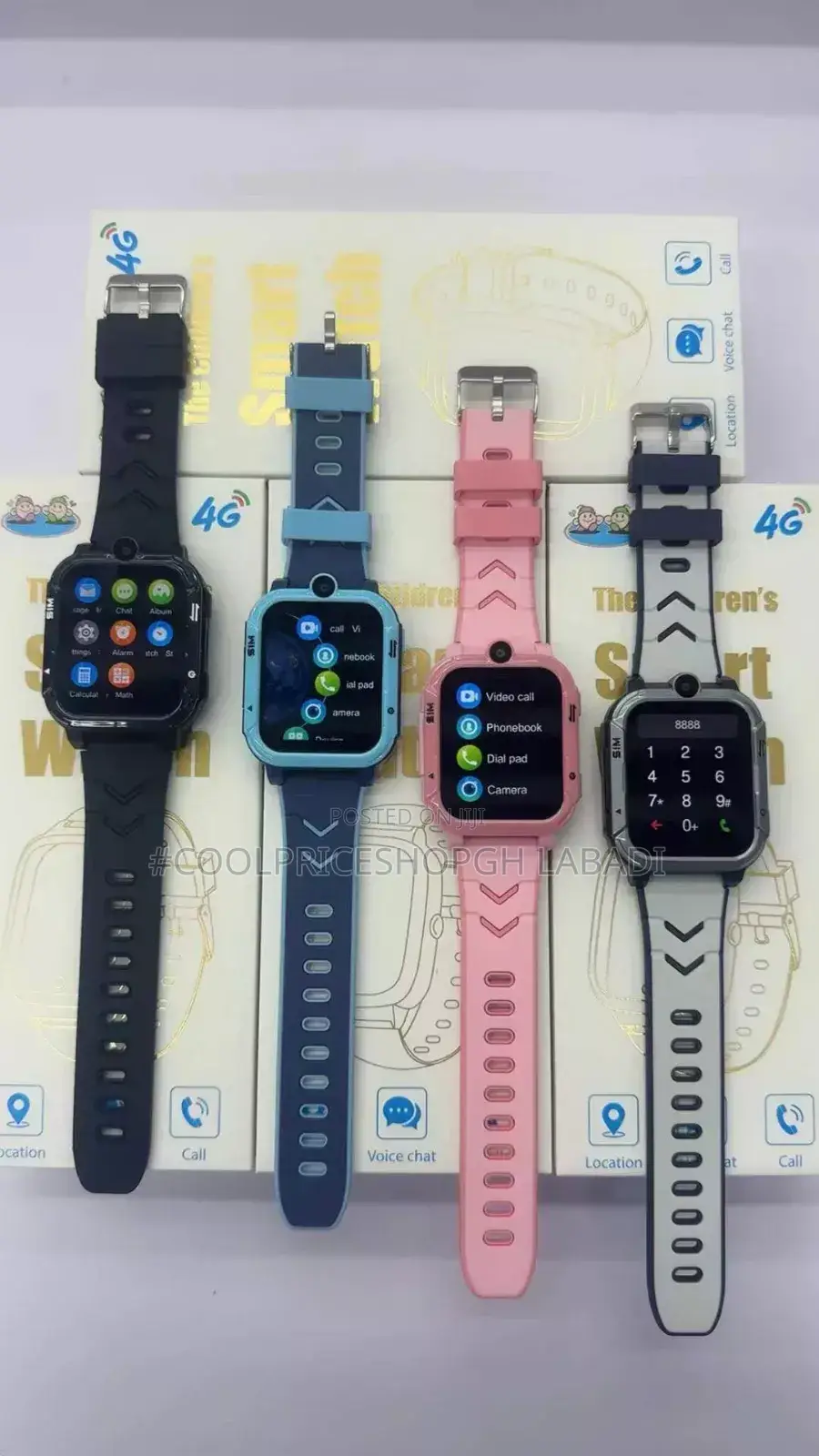 Kids' Smartwatches Sos Tracker Video Calling
