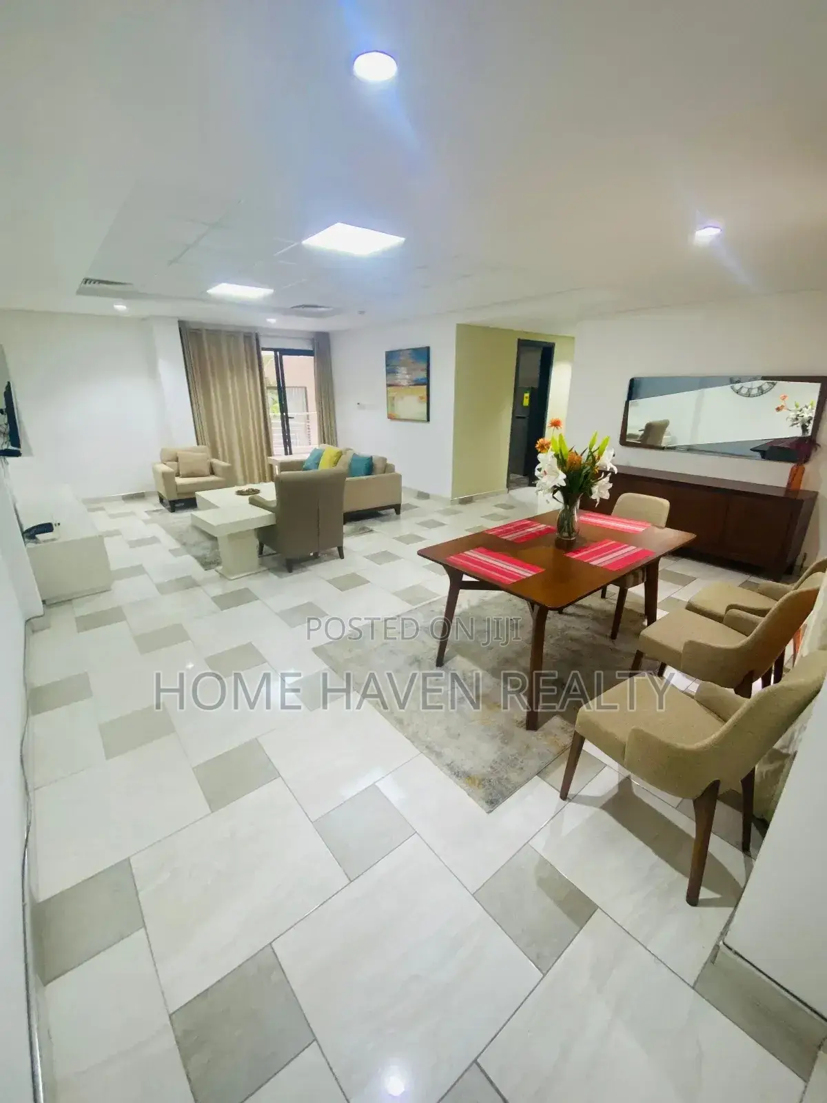 Furnished 3bdrm Apartment in Golf Hills, Achimota for rent