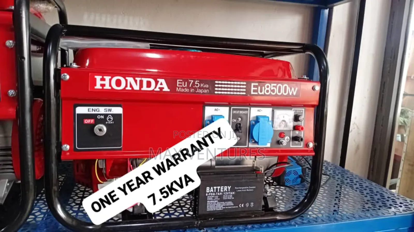 Honda 7.5kva Premium Quality Generator