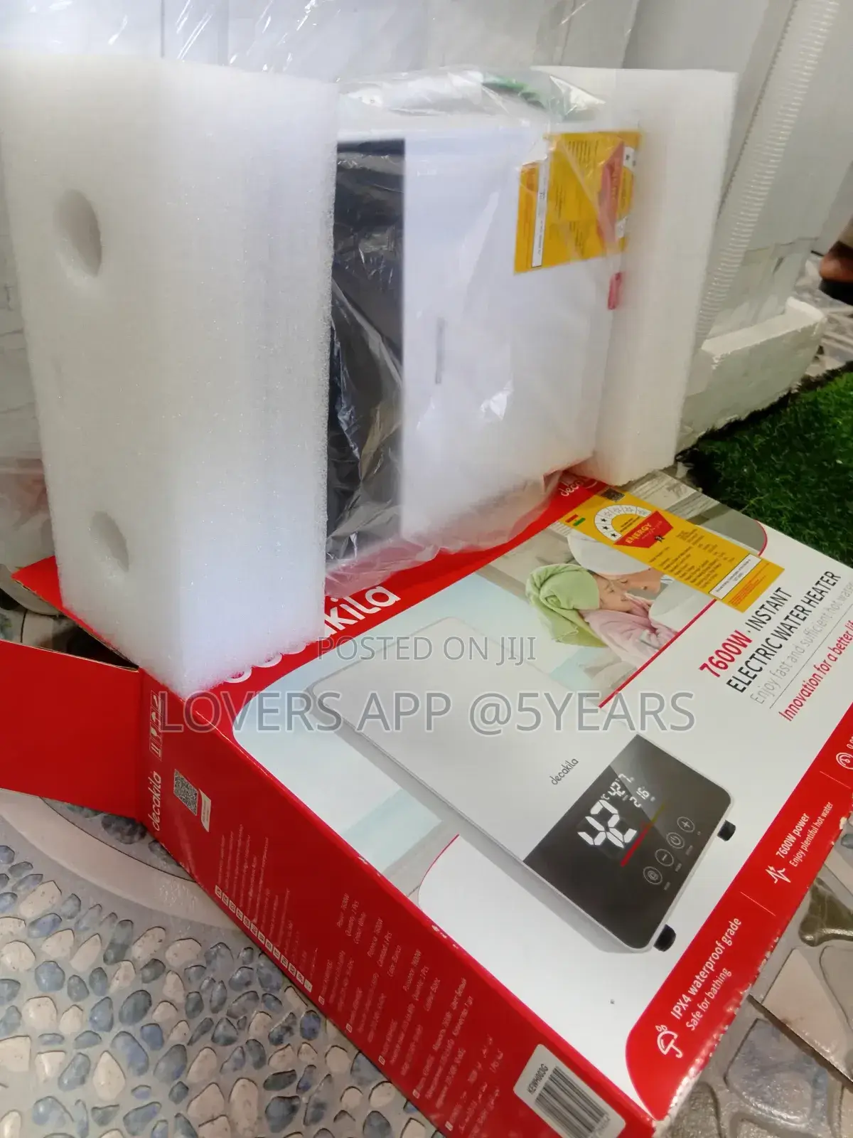 Comprehensive Decakila 7600w. Instant Electric Water Heater