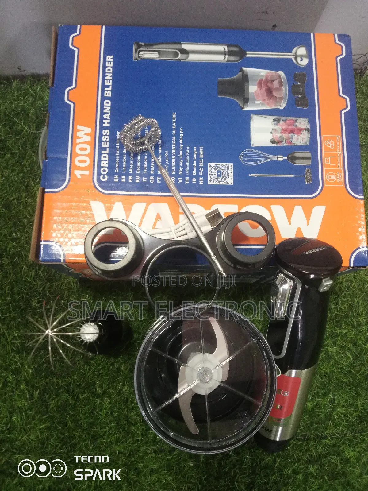 Endorsed Wadfow 100w Cordless Hand Blender