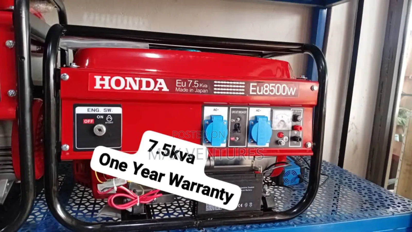 7.5kva Honda Gasoline Generator