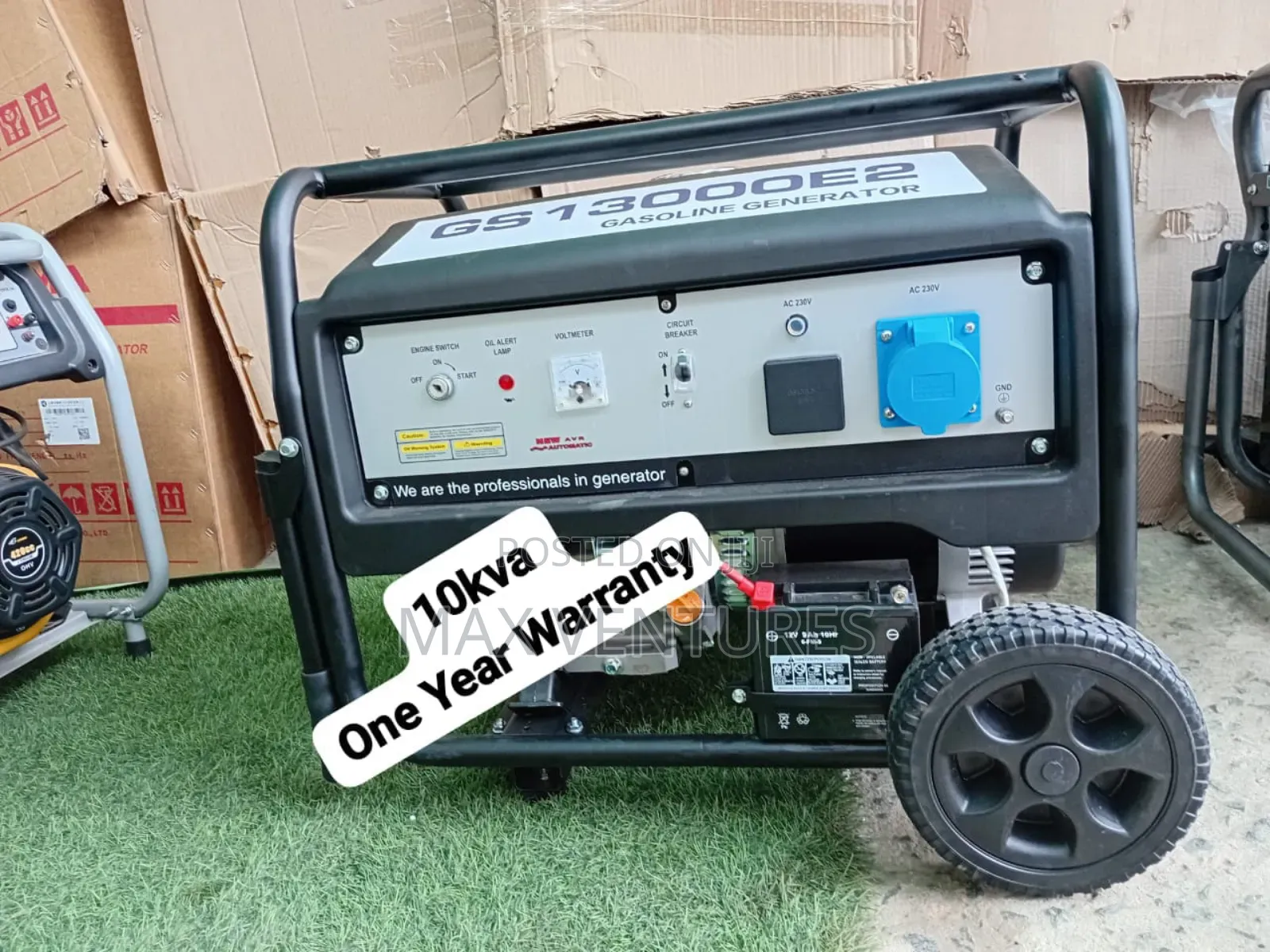 Uk New Model 10kva Gasoline Industrial Strength Generator