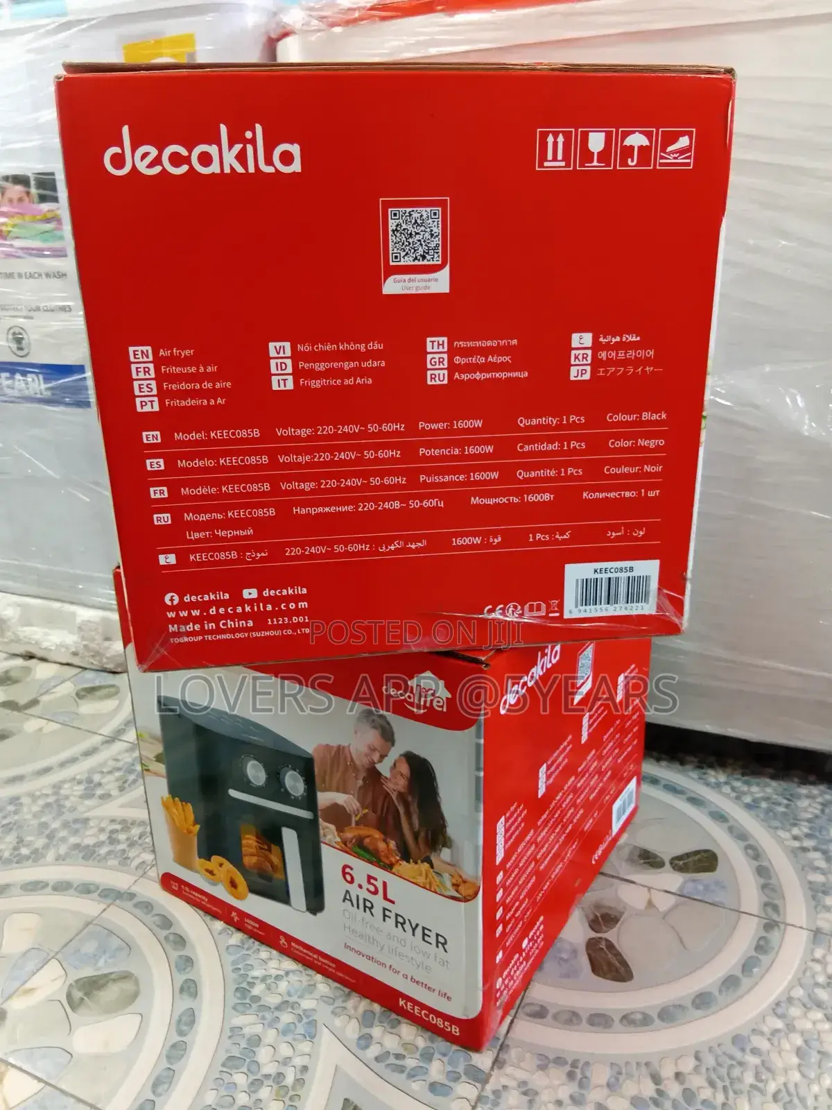Existing Oil-Free and Low Fat Decakila 6.5l Air Fryer