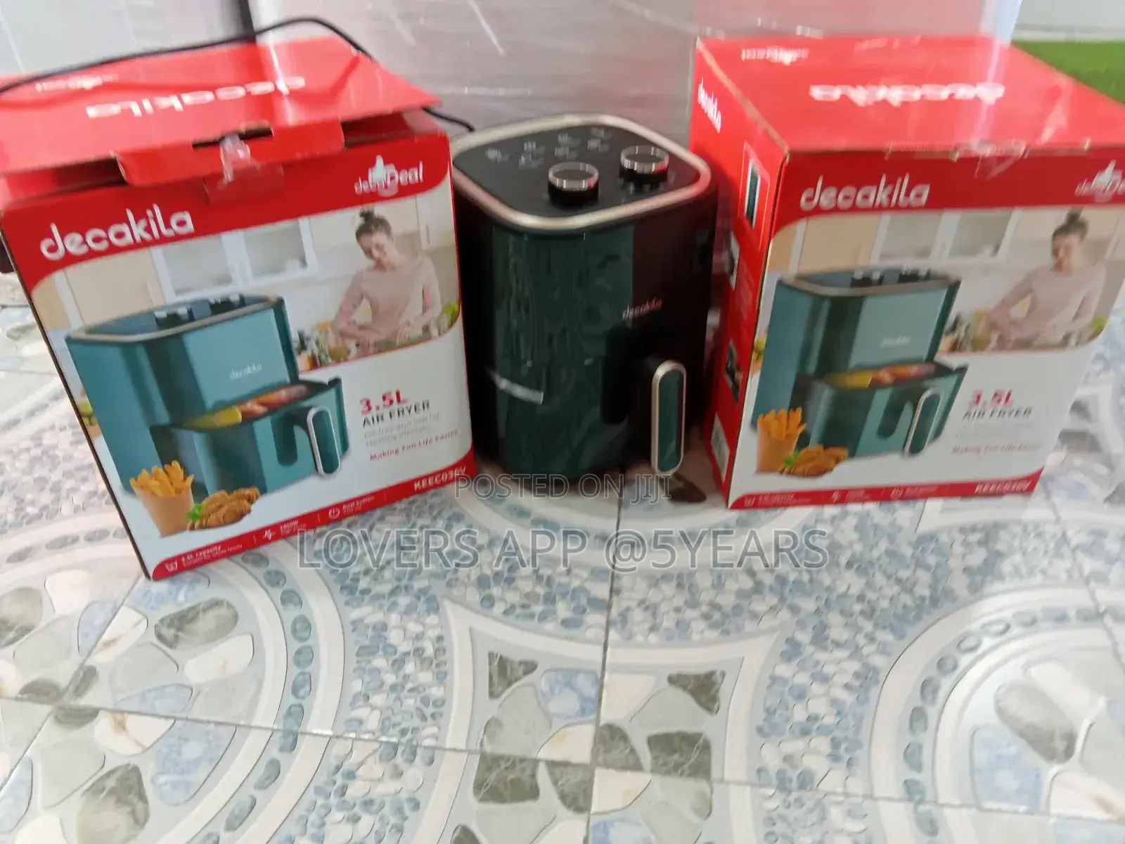 Decakila 3.5l Air Fryer Effortless Healthy Lifestyle