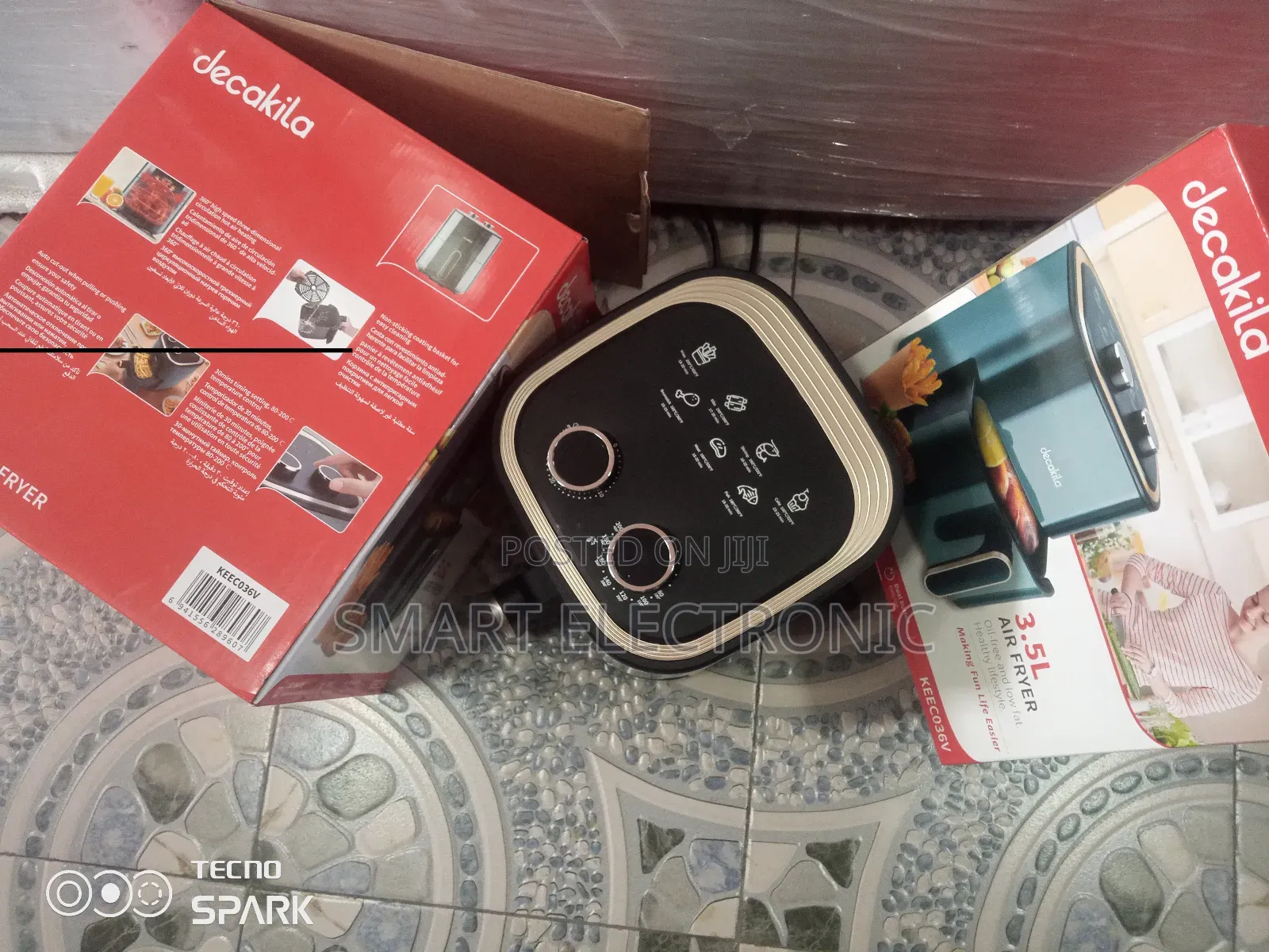 Time Saving Air Fryer Decakila 3.5l Air Fryer Non-Sticking