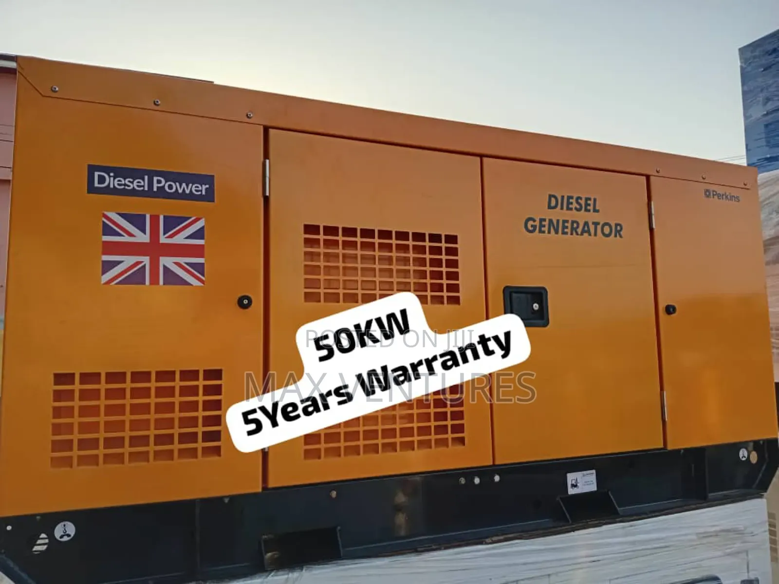 50kw Perkins Safety Certified Diesel Super Silent Generator