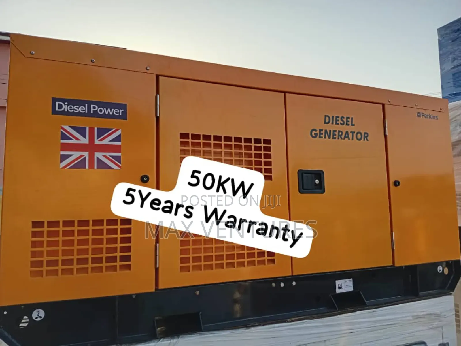 50kw Perkins Diesel Engine and Strong Alternator Generator