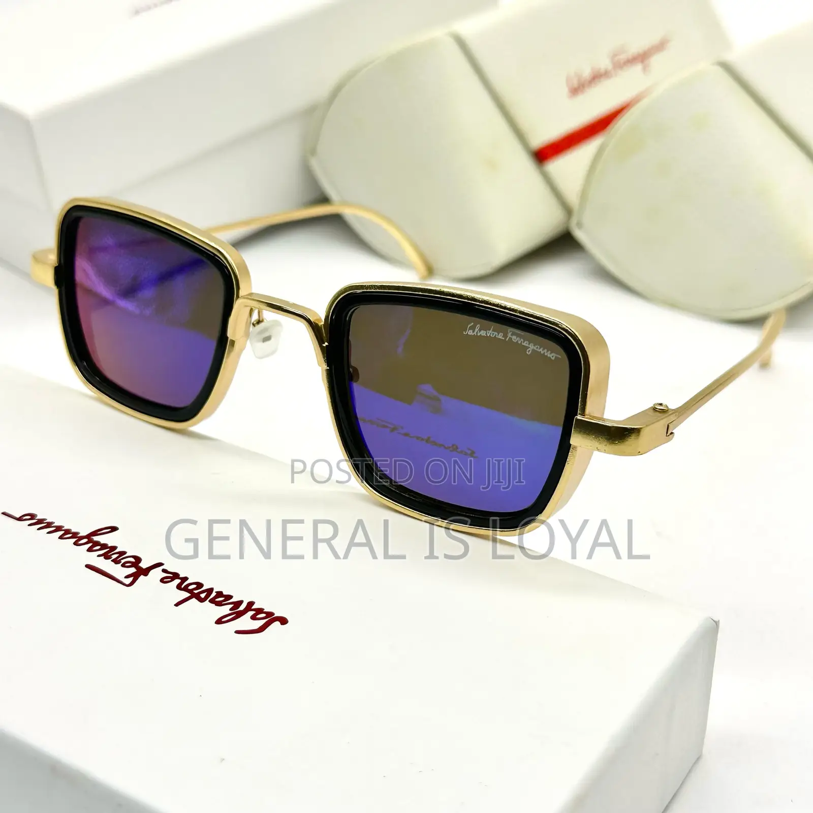 Salvatore Ferragamo Metal Sunglasses