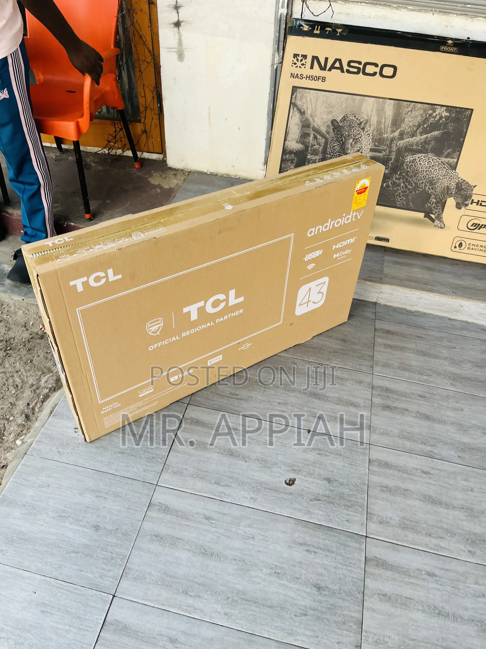 Powerful and Durable TCL 43s4500 43” HDR Smart Tv, Black