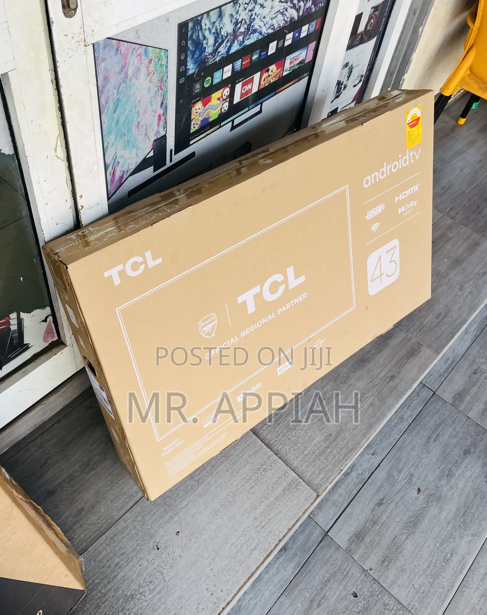 Check Out Original TCL 43s4500 43” Uhd Screen Tv, Black
