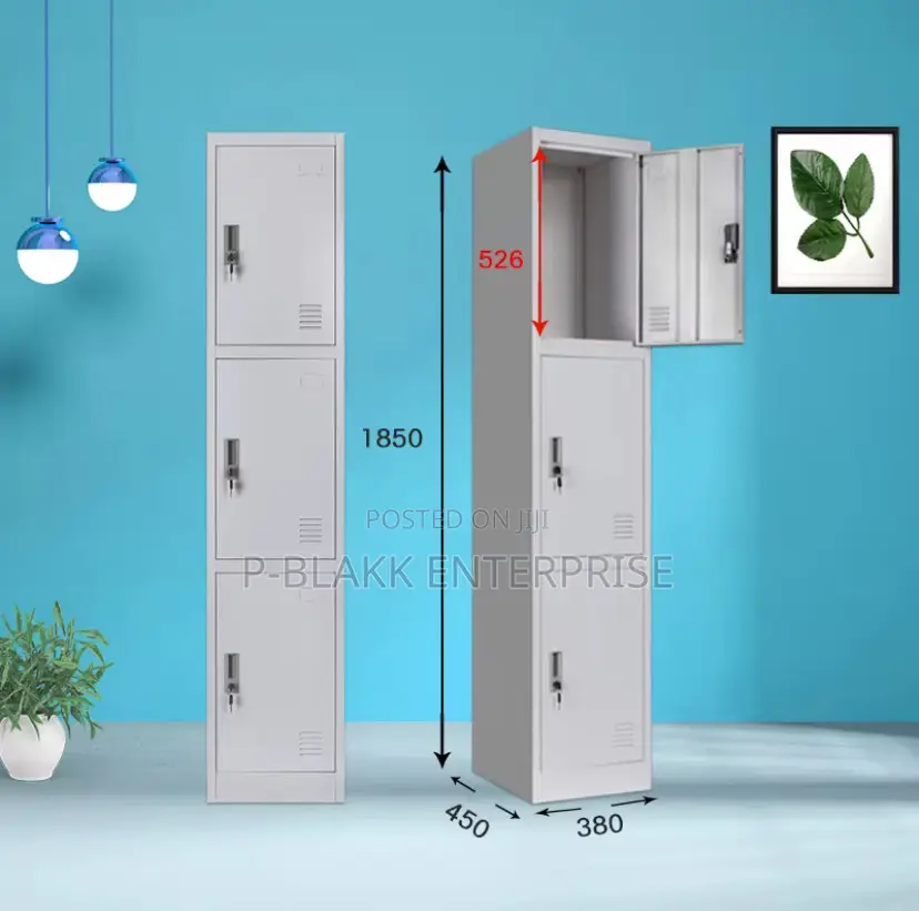 3doors Office Metal Cabinet Locker