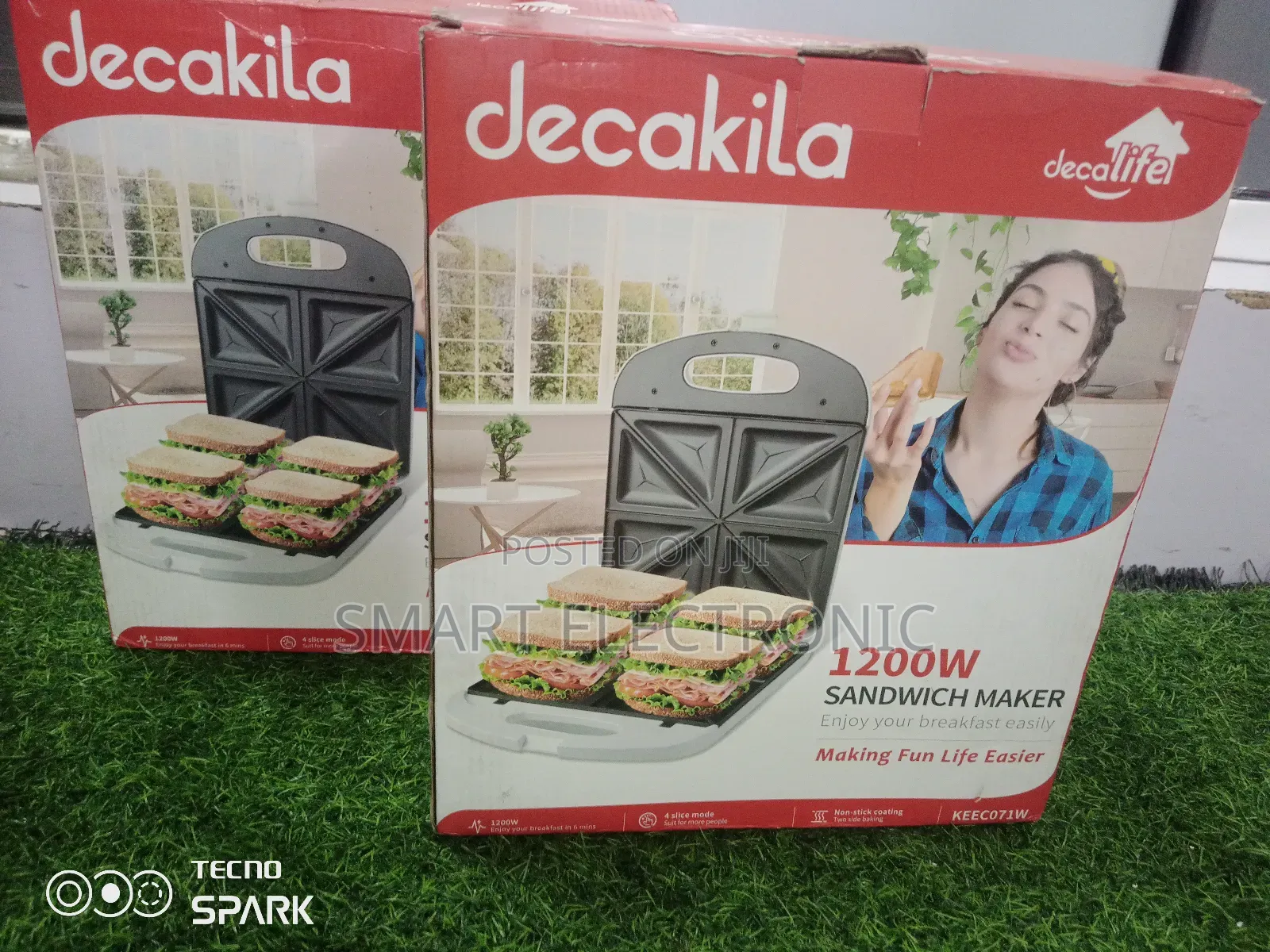Exclusive Sandwich Maker Decakila 1200w Sandwich Maker