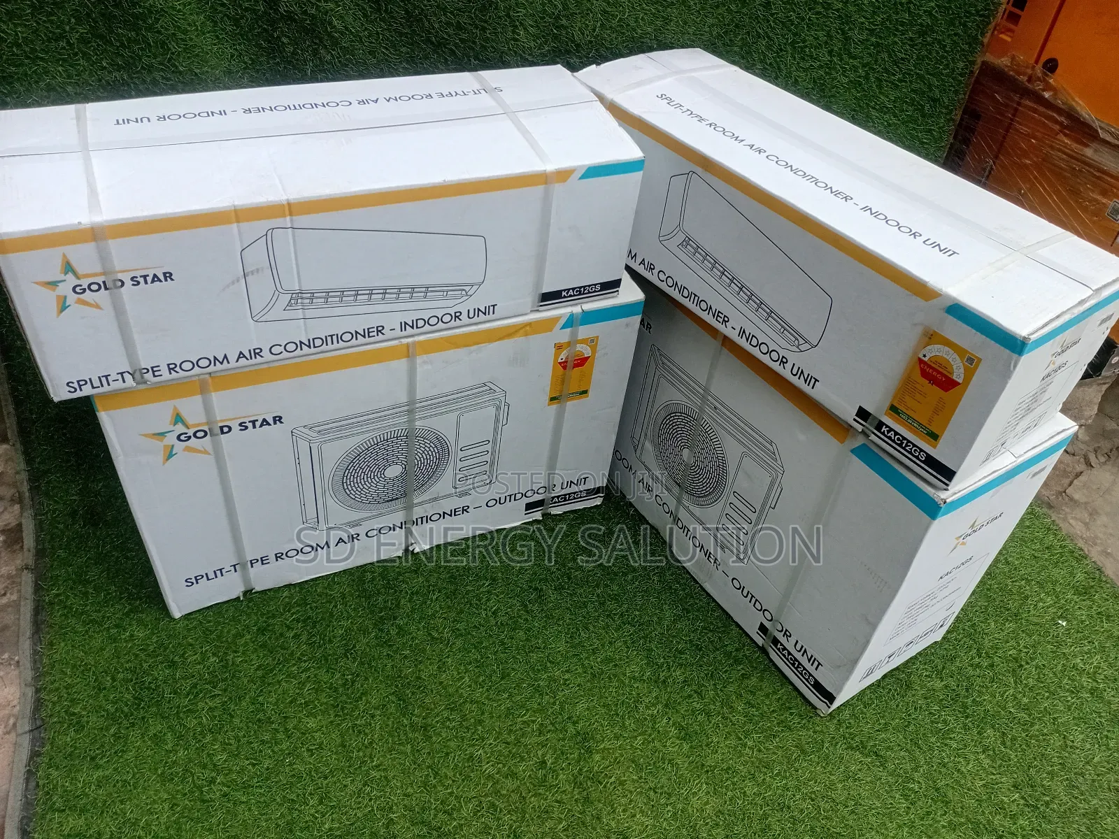 Comfortable Living 1.5hp Split Gold Star Air Conditioner
