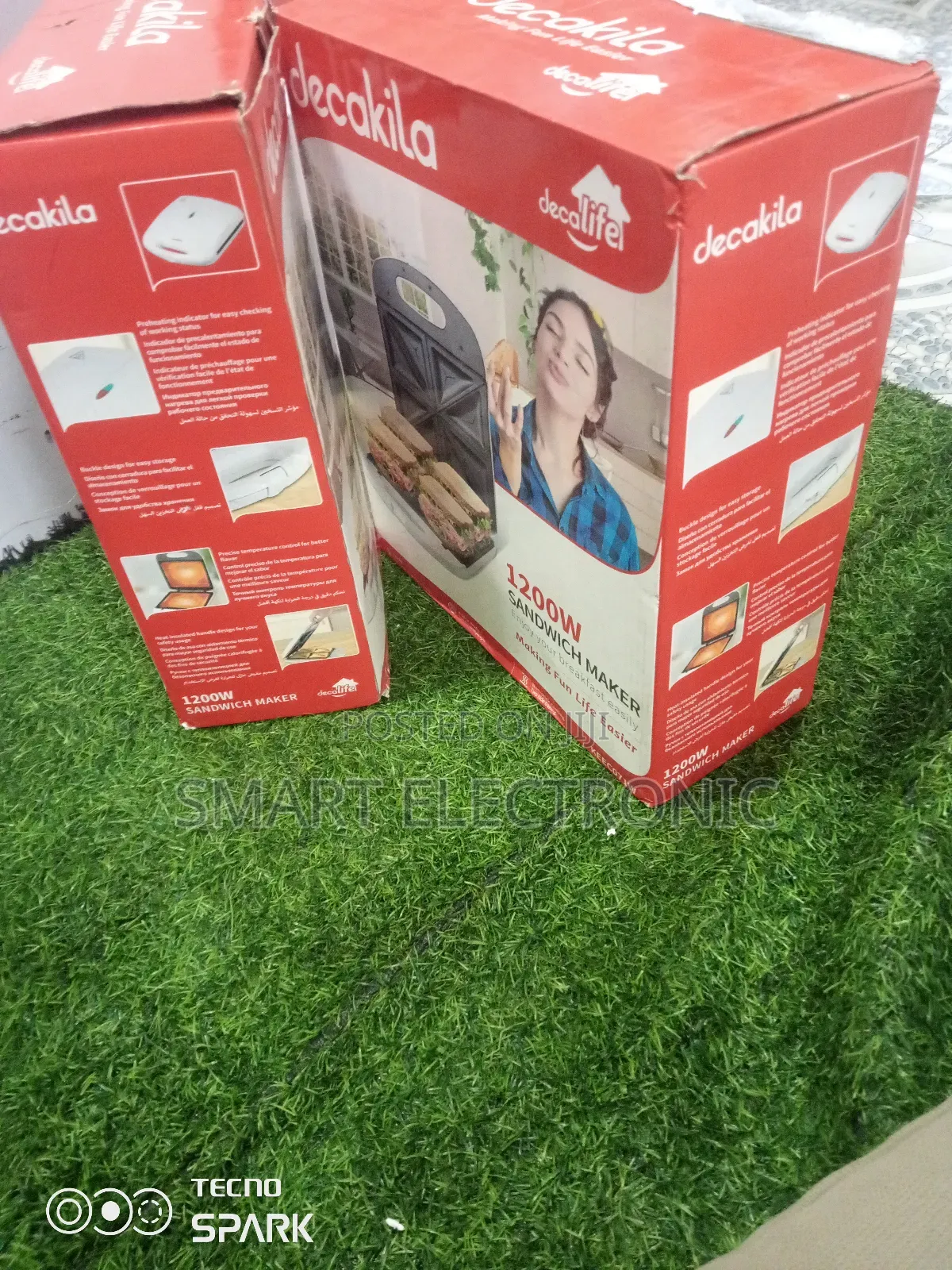 Exciting Sandwich Maker Decakila 1200w Sandwich Maker