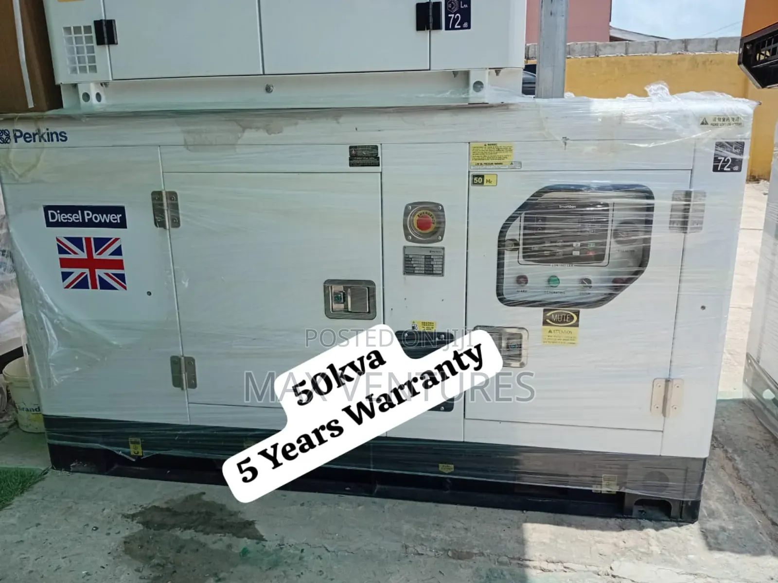 50kw Overload Protection Perkins Diesel Generator