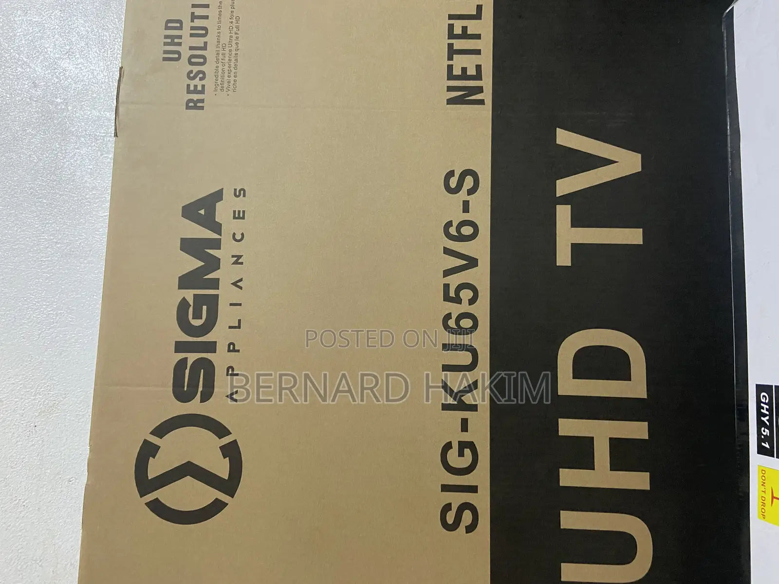 Sigma 65” Digital Satellite Smart Tv