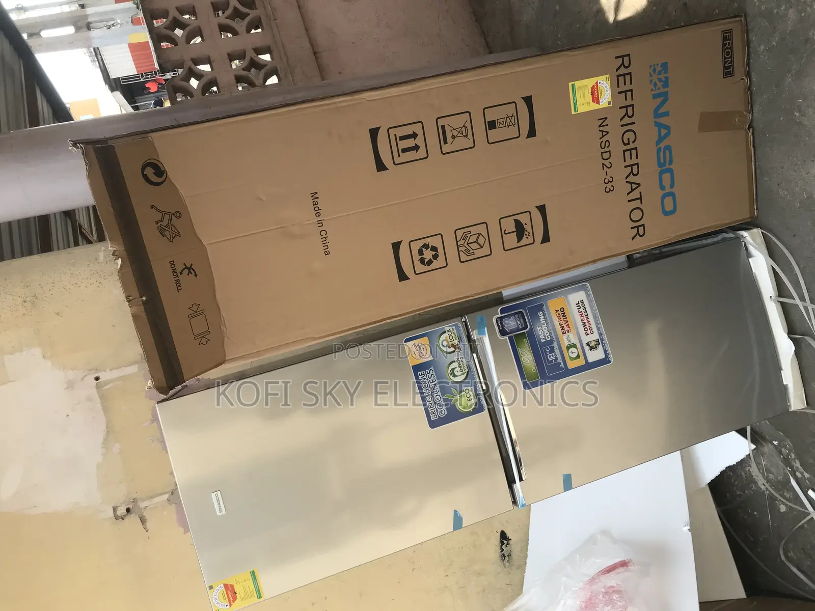 Twisted Nasco 246litres Doubledoor Fridge