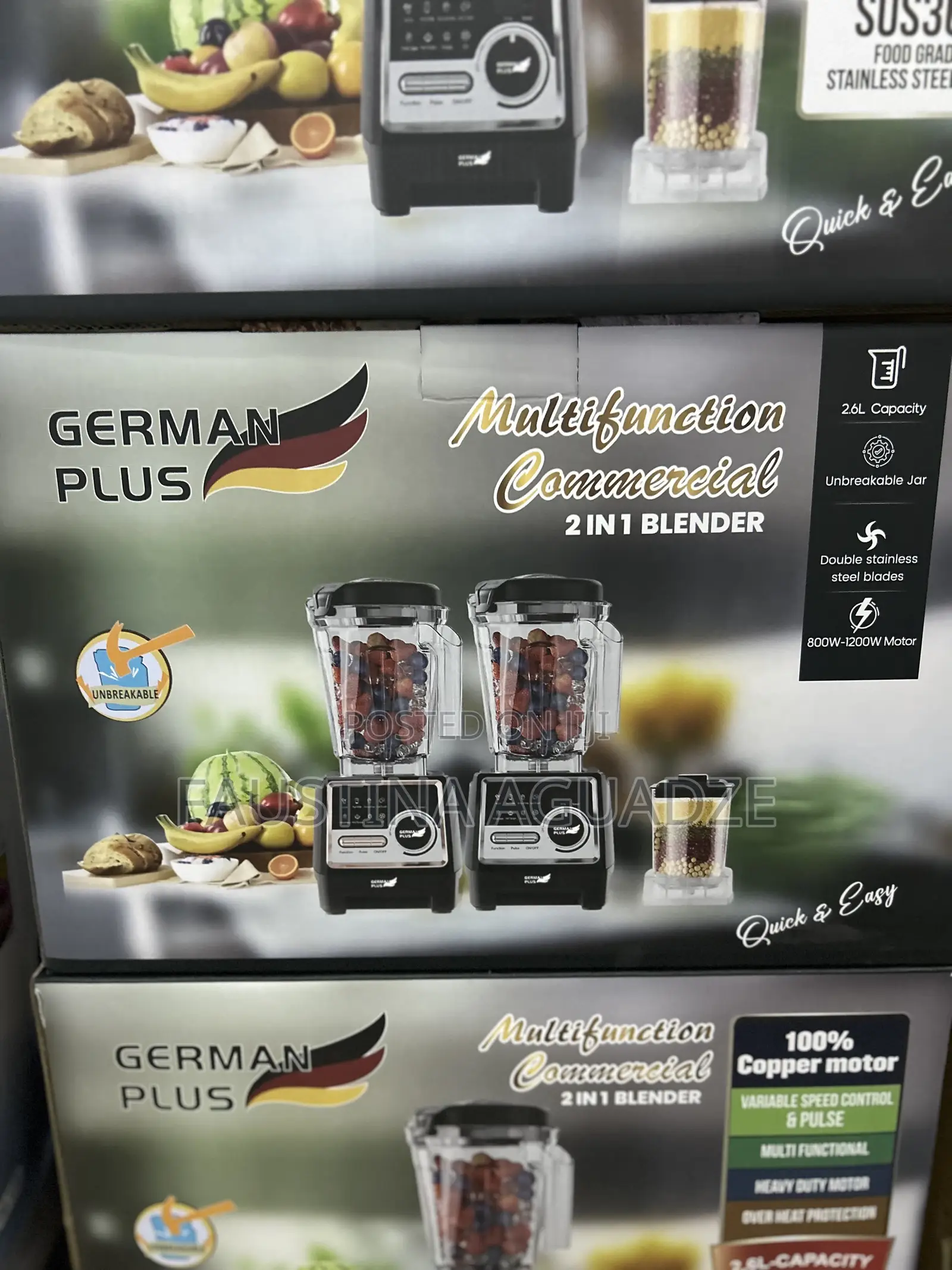 German Plus Blender- Commercial