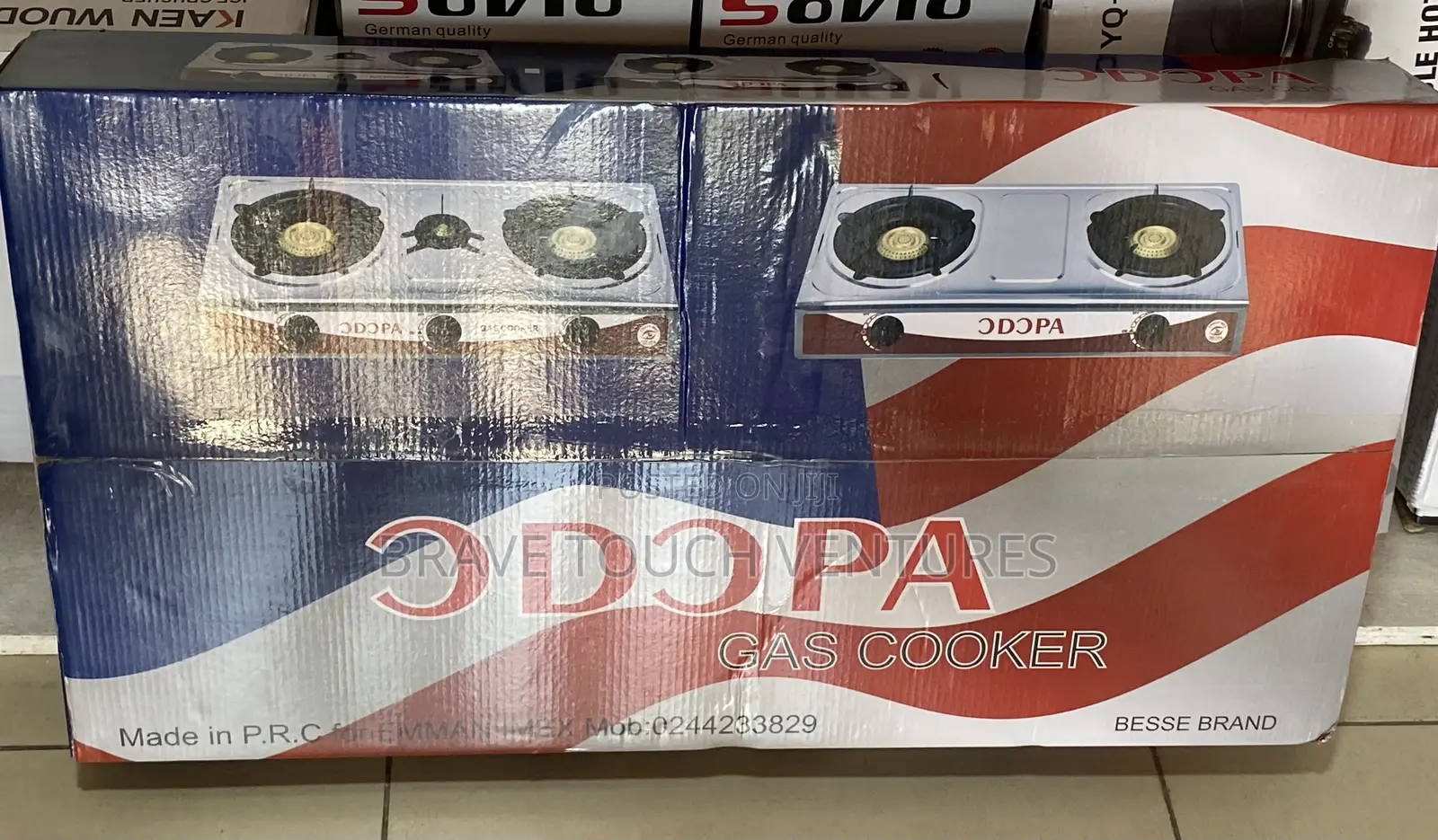 Odopa 3 Burner Gas Cooker