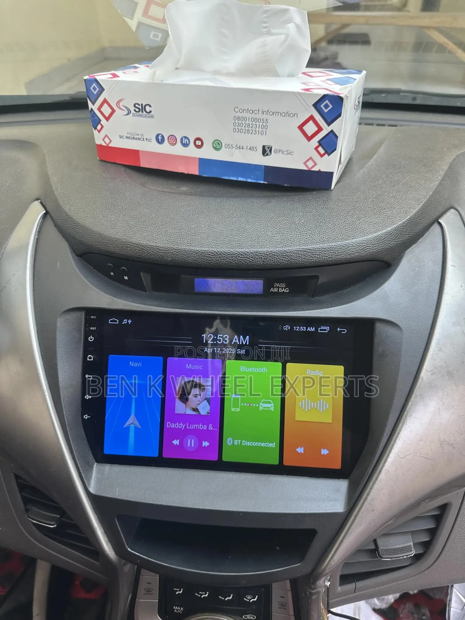 Hyundai Elantra 2011to 2015 Carplay Screen