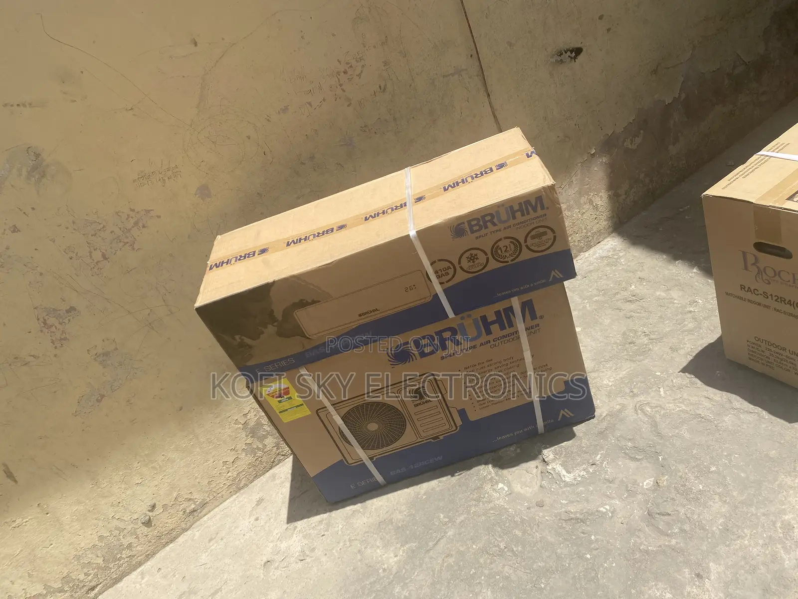 Paltered Bruhm 1.5hp Split R410 Gas Ac