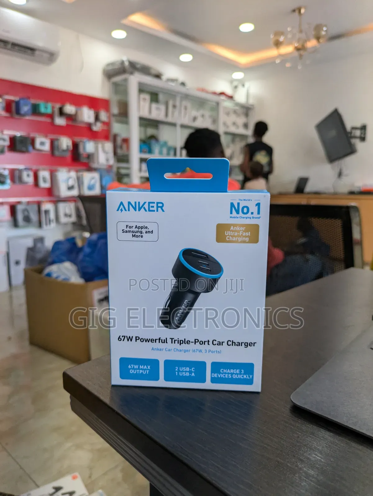 Anker 335 67w Fast Car Charger