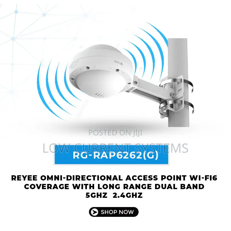 Ruijie Access Point Outdoor Wifi 6 Dual Band Rg-Rap6262(G)