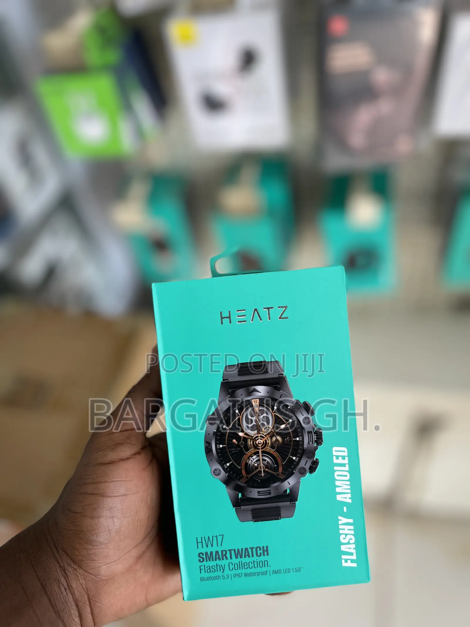 Heatz Hw17 Original Amoled Rugged Smart Watch