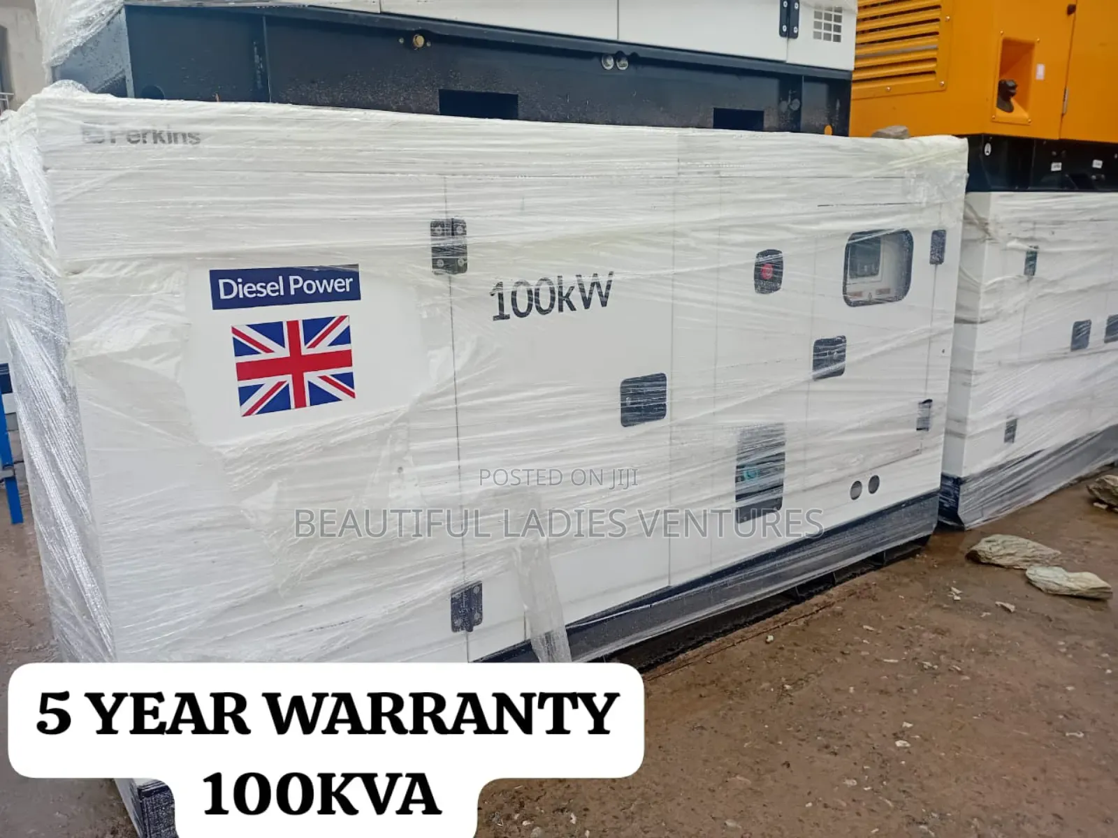 Streamlined 100kva 100000watts Perkins Diesel Genset 100kva