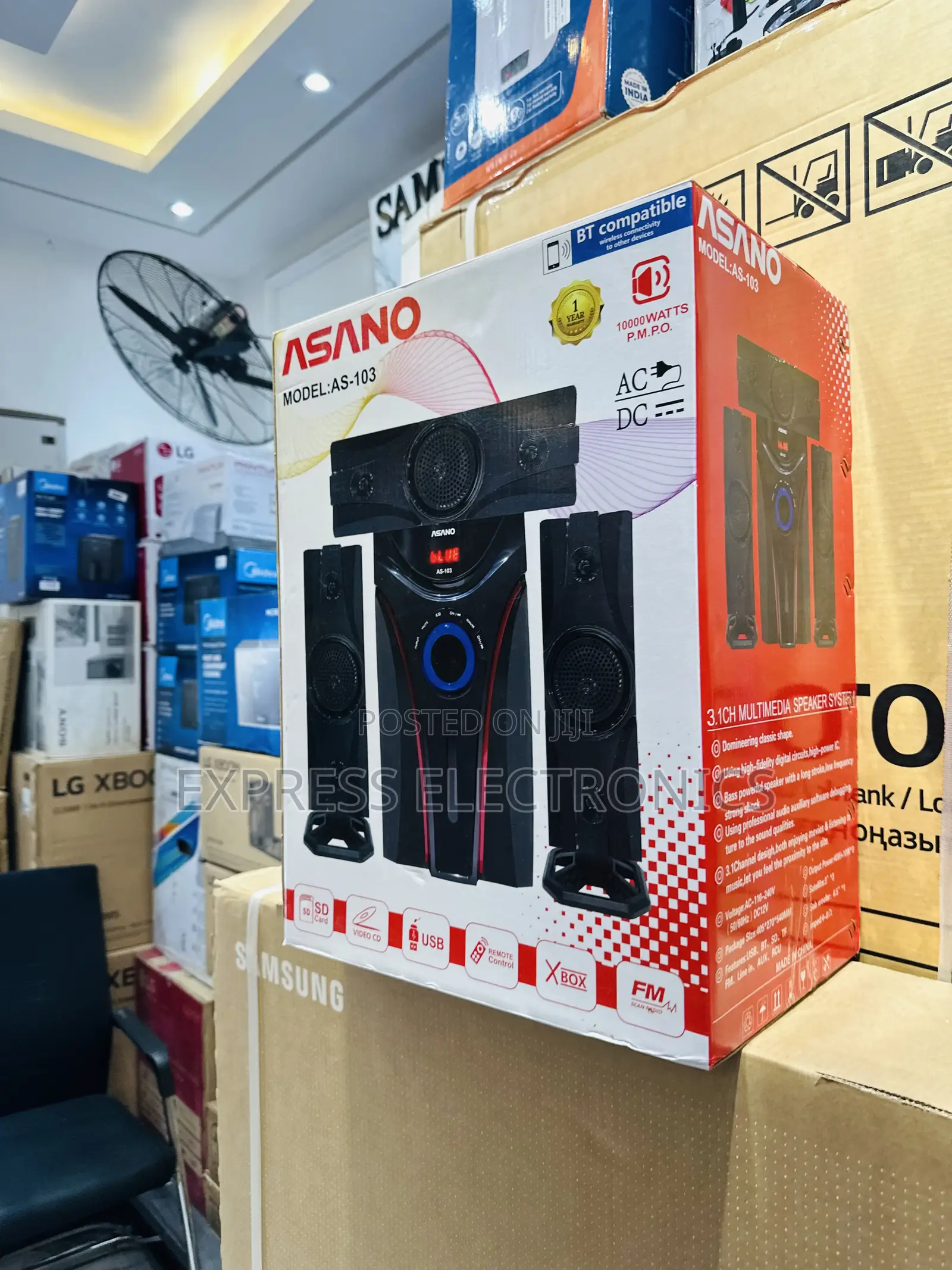 Hot Cake on Asano as-103 Soundbar