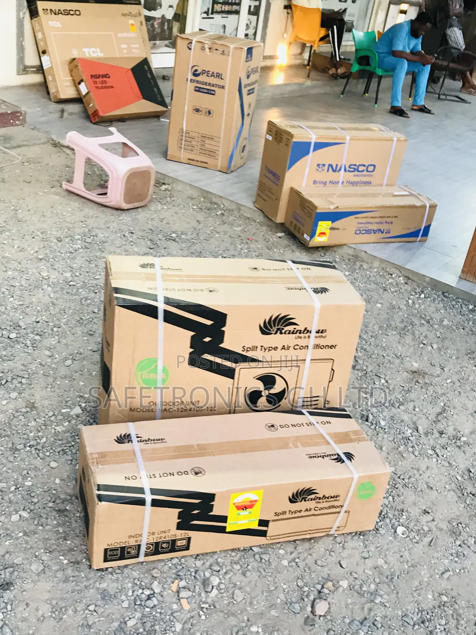Efficiency 1.5 Horsepower Split Type White Rainbow Ac