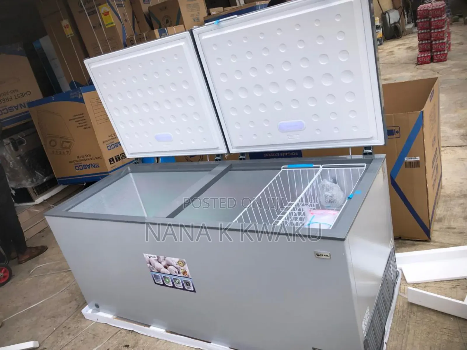 Reliable_pearl 708liters Double Door Freezer