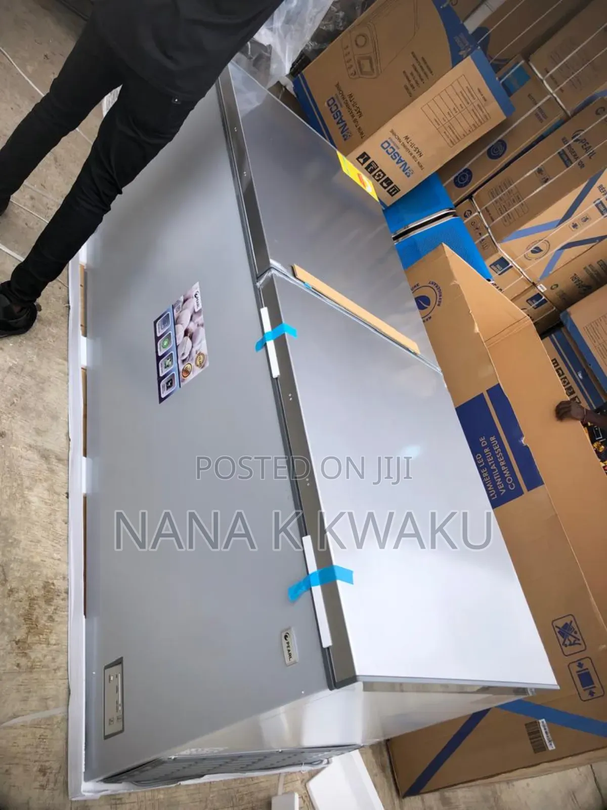 Reliable_pearl 708liters Double Door Freezer